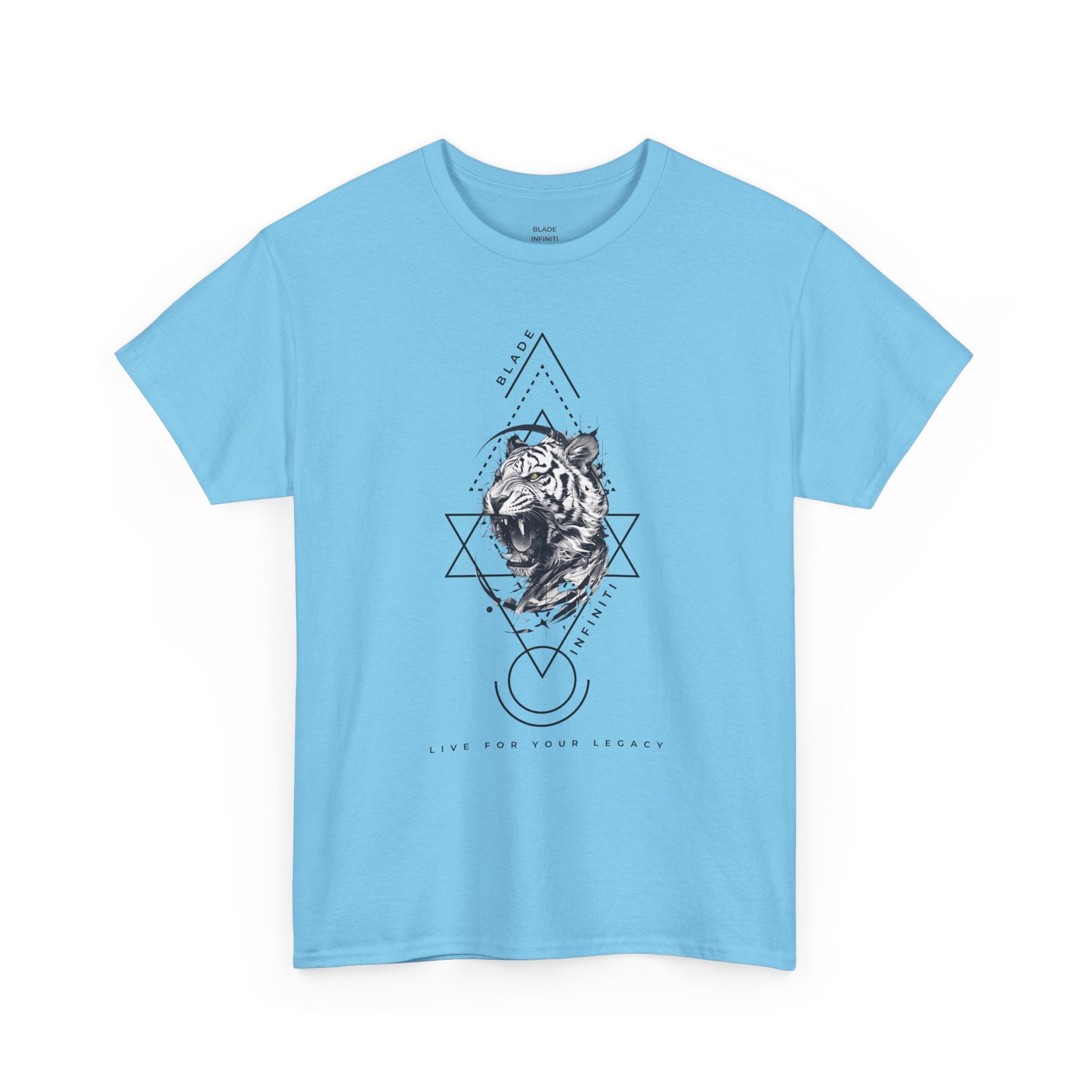 Geometric King Black TX Tiger T-Shirt