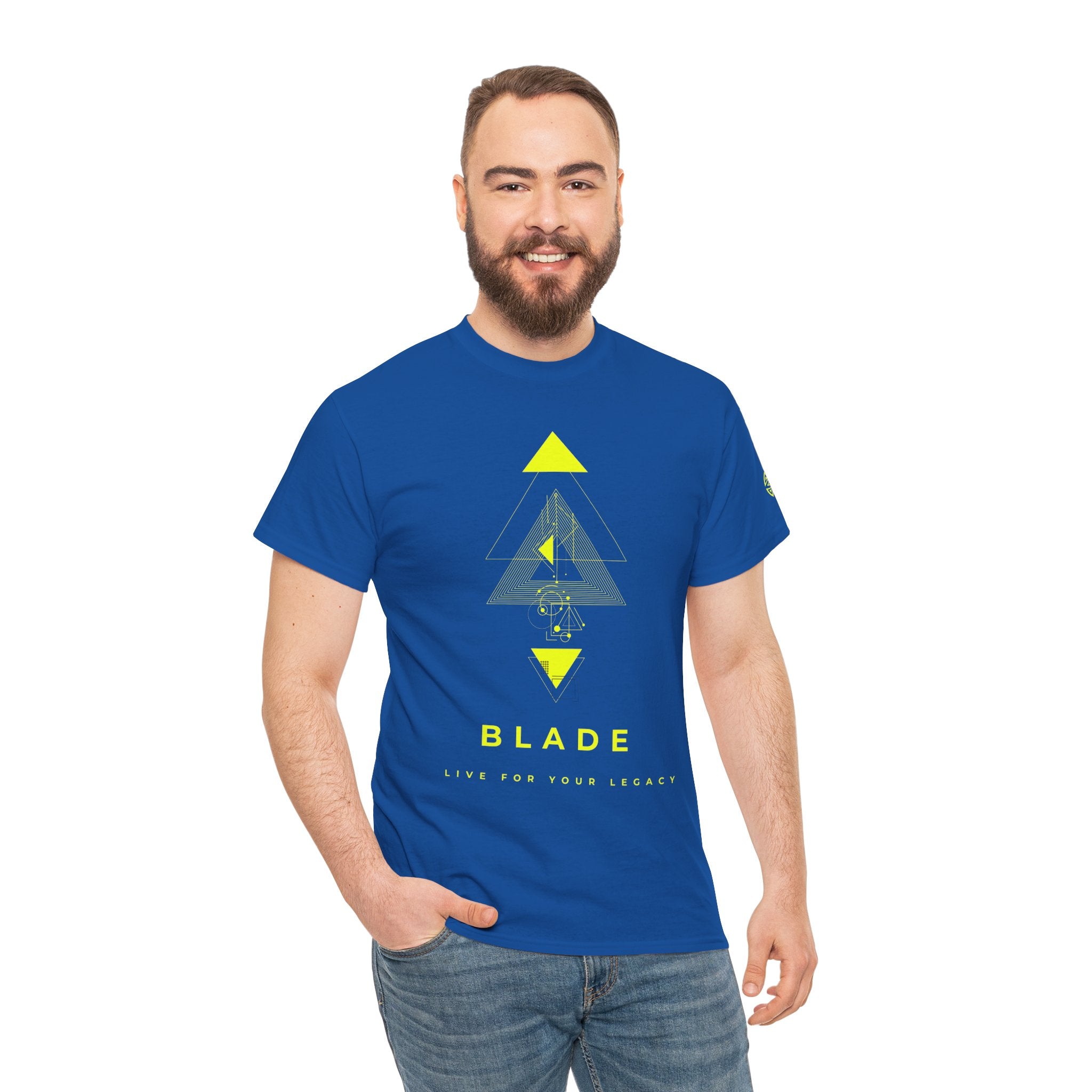 Geometric Odyssey Neon Green TX T-Shirt