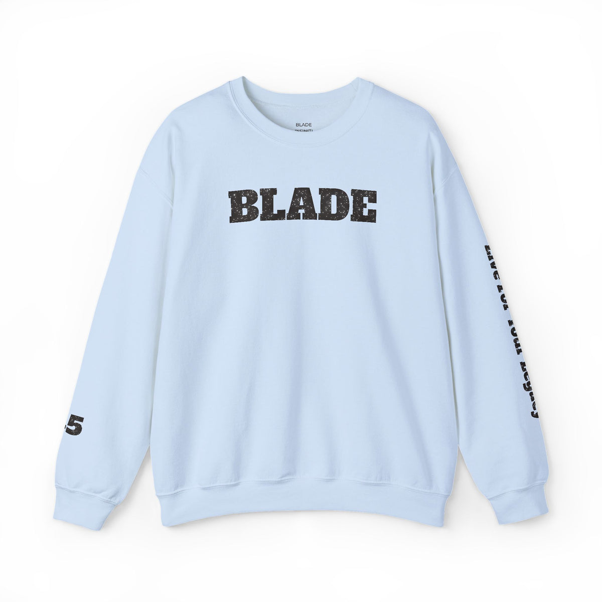 Blade Minimal Black Sparkle Crewneck Sweater