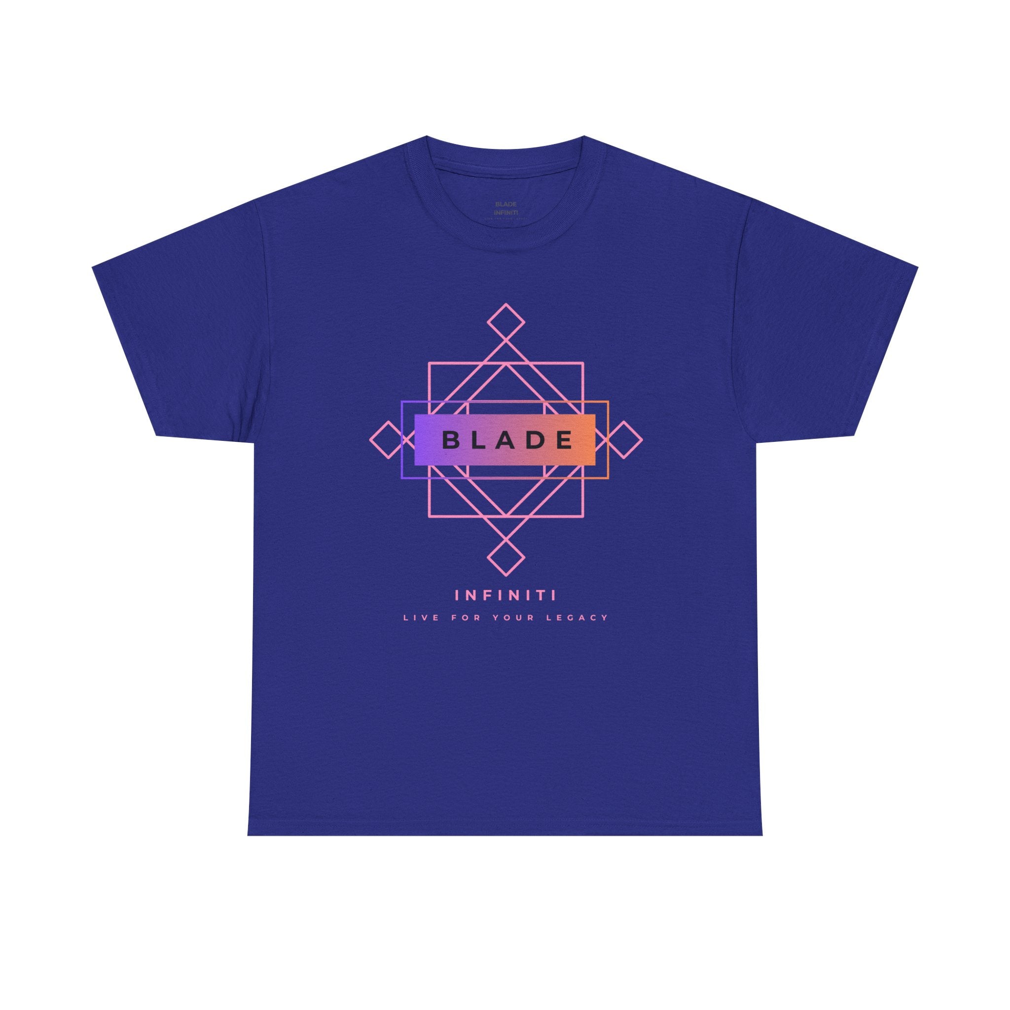 Geometric Infiniti Pink/Purple/Orange Ombre T-Shirt
