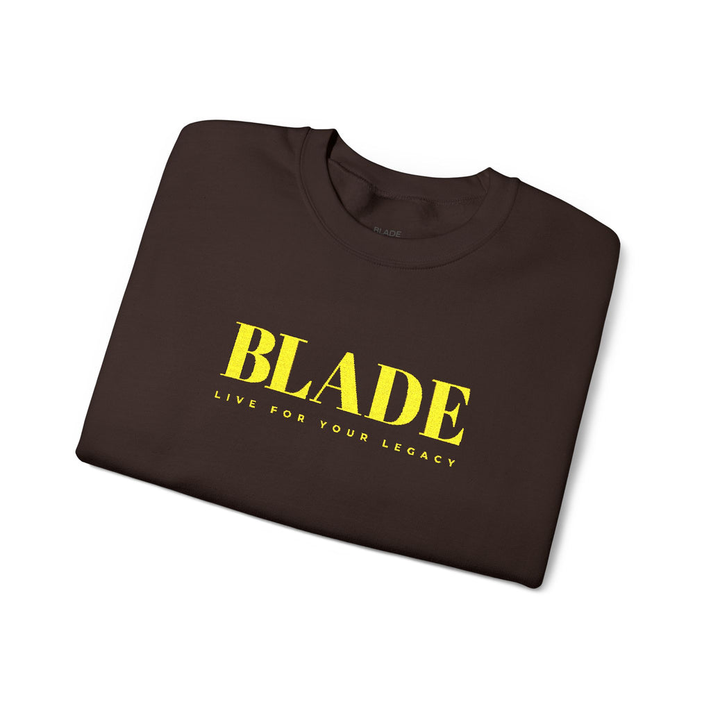 Embroidered Blade Legacy Crewneck Sweater