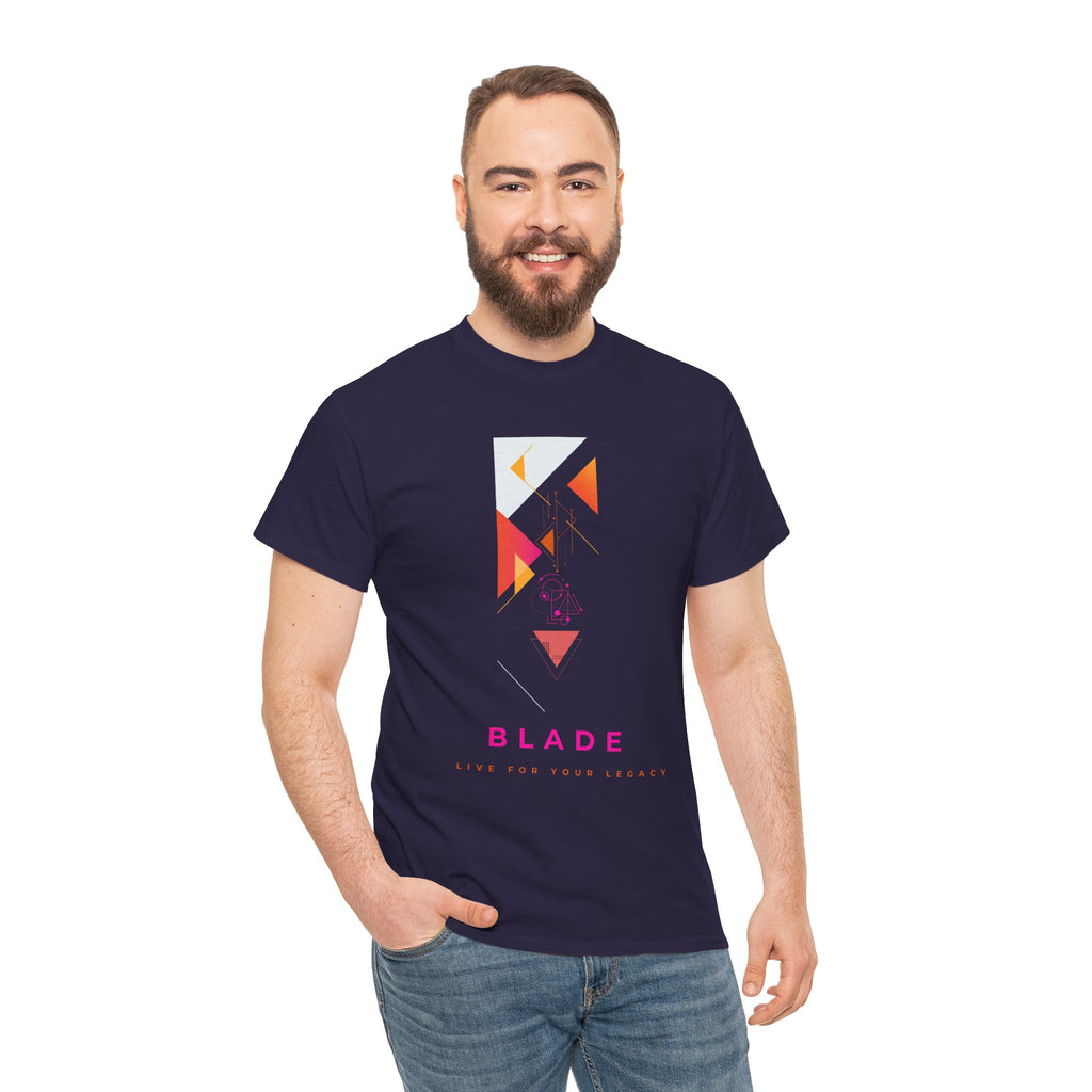 Geometric Odyssey  Pink/Orange T-Shirt