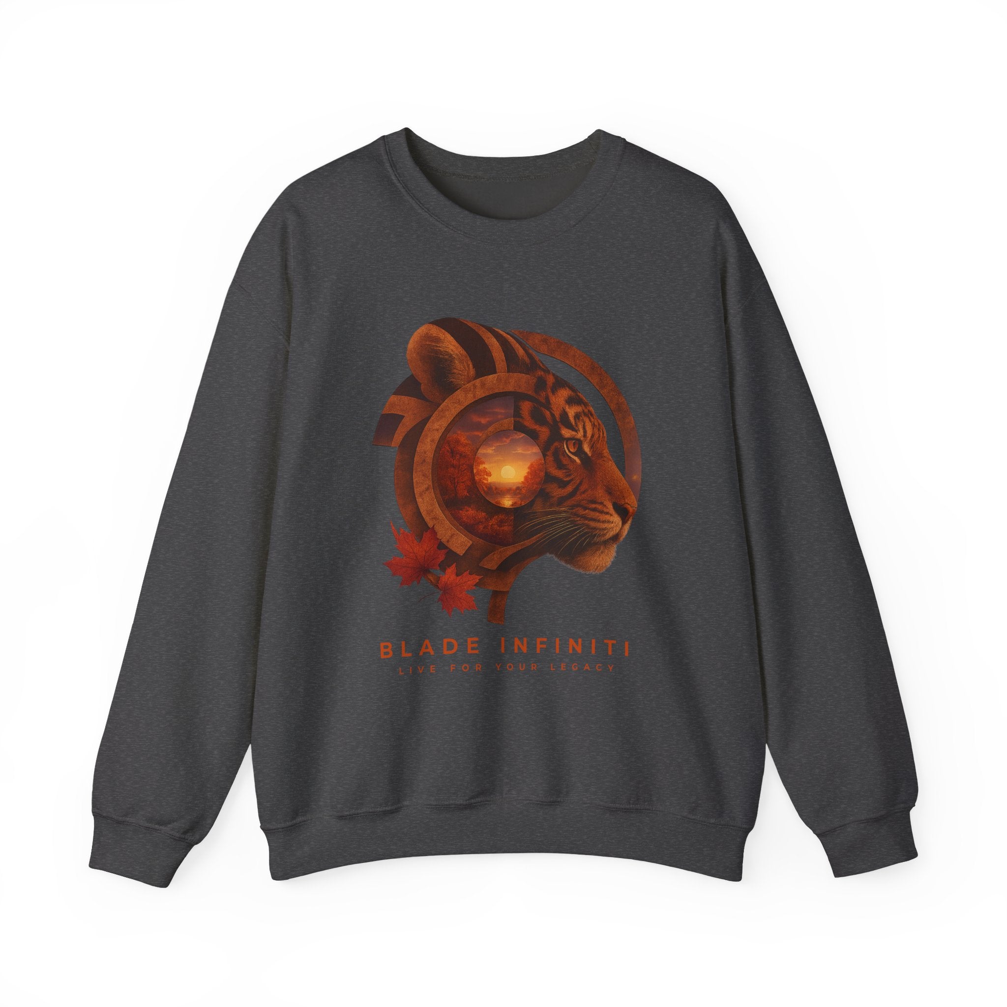 Fall Tiger V2 Unisex Crewneck Sweater