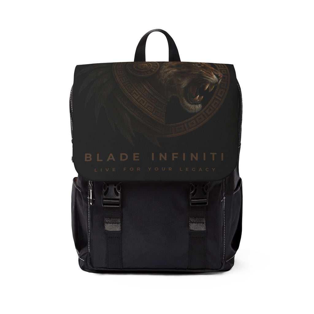 Aztec Tiger Shoulder Backpack - Black