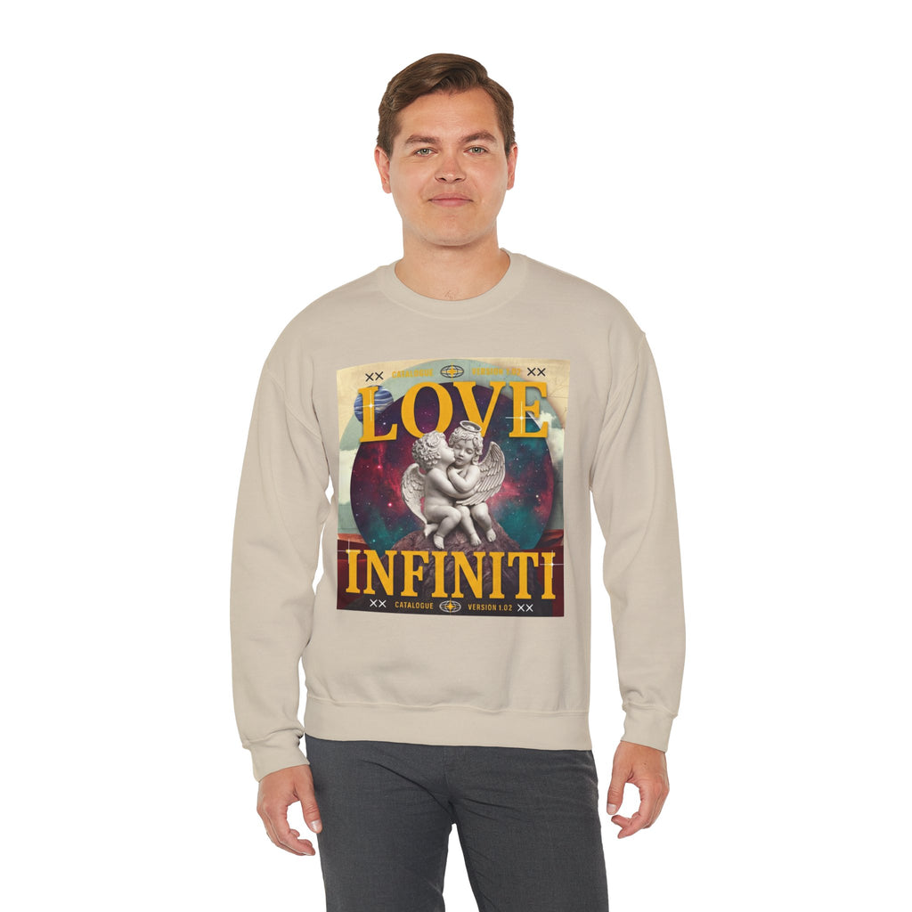 Celestial Love, Infiniti Unisex Crewneck Sweater
