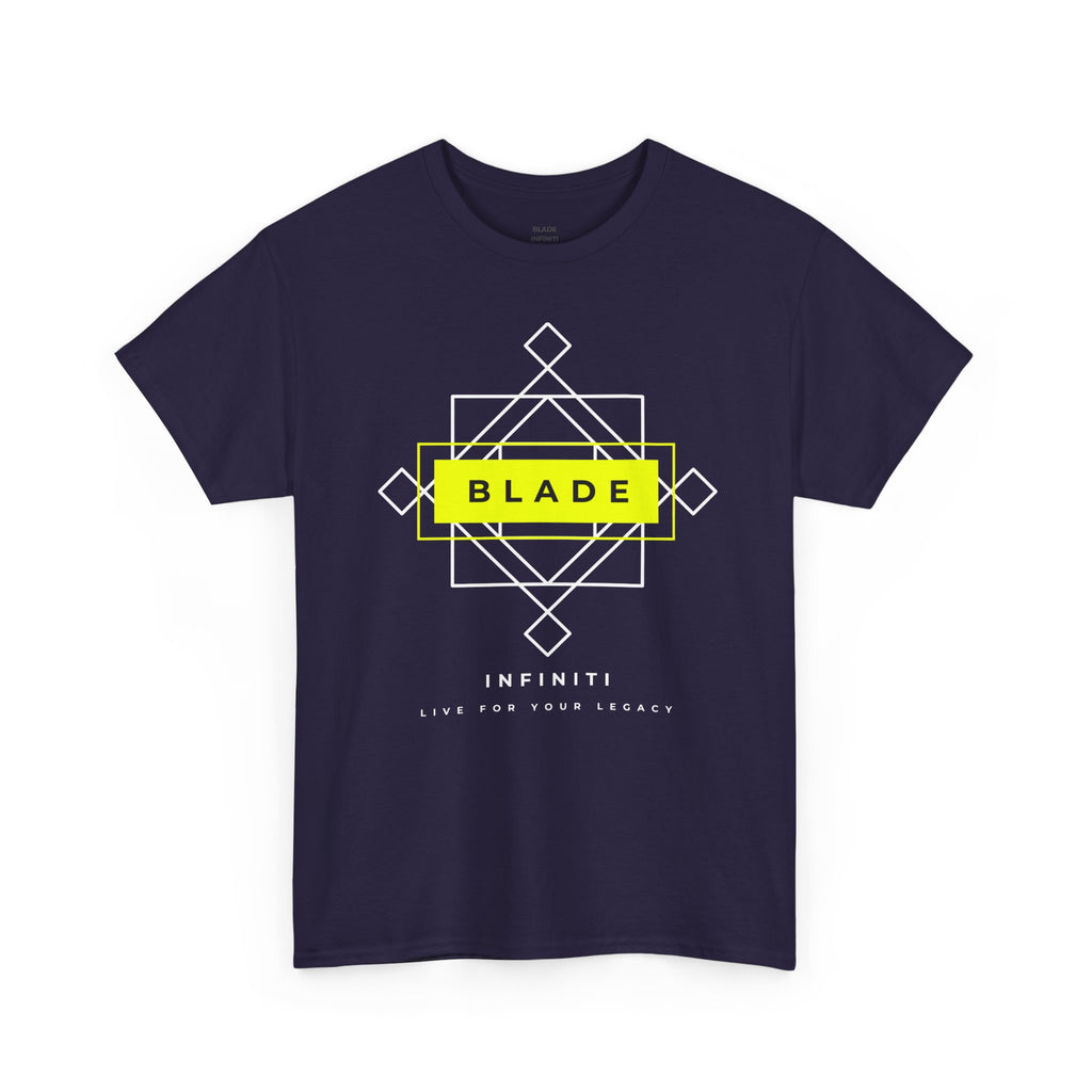 Geometric Infiniti Neon Green/White T-Shirt