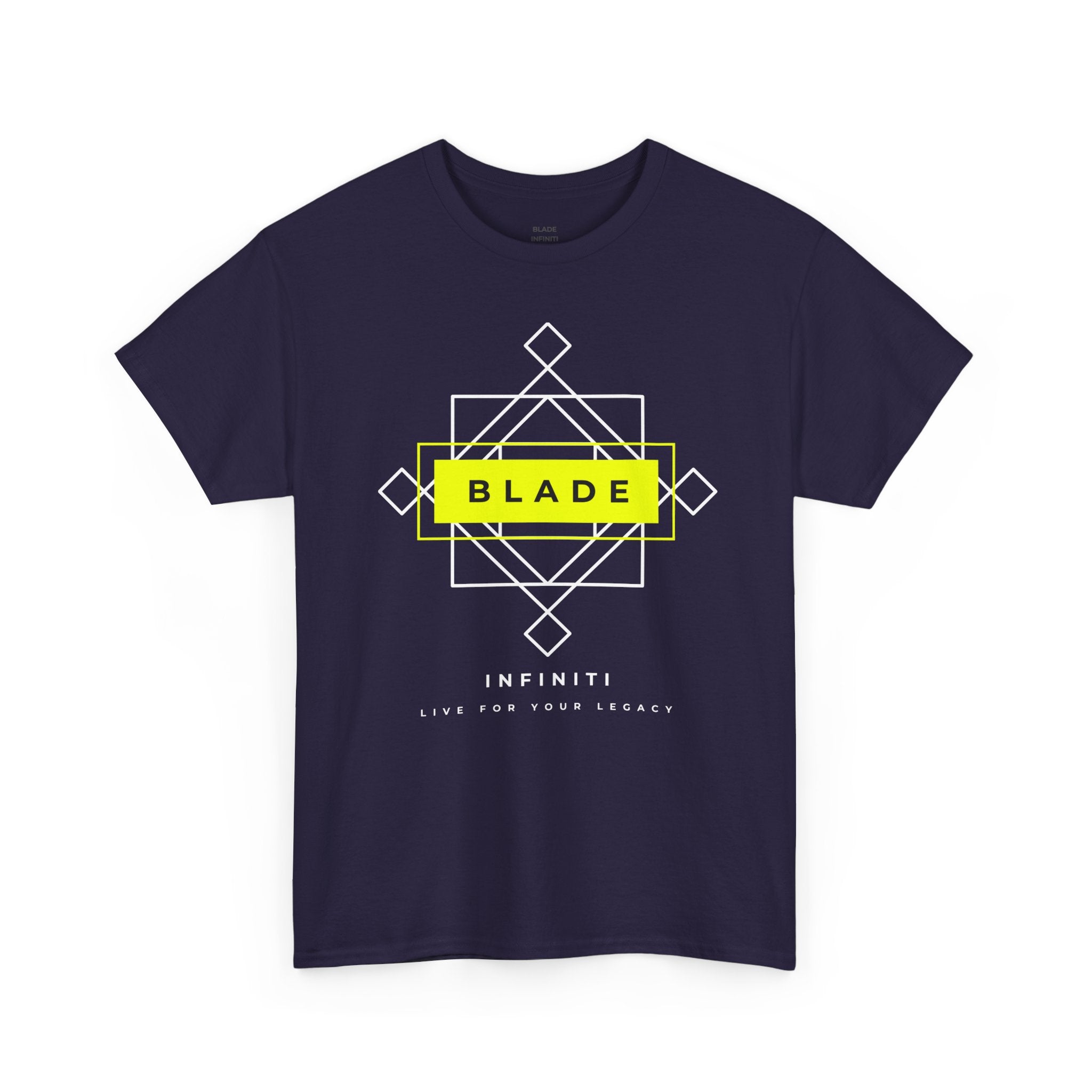 Geometric Infiniti Neon Green/White T-Shirt