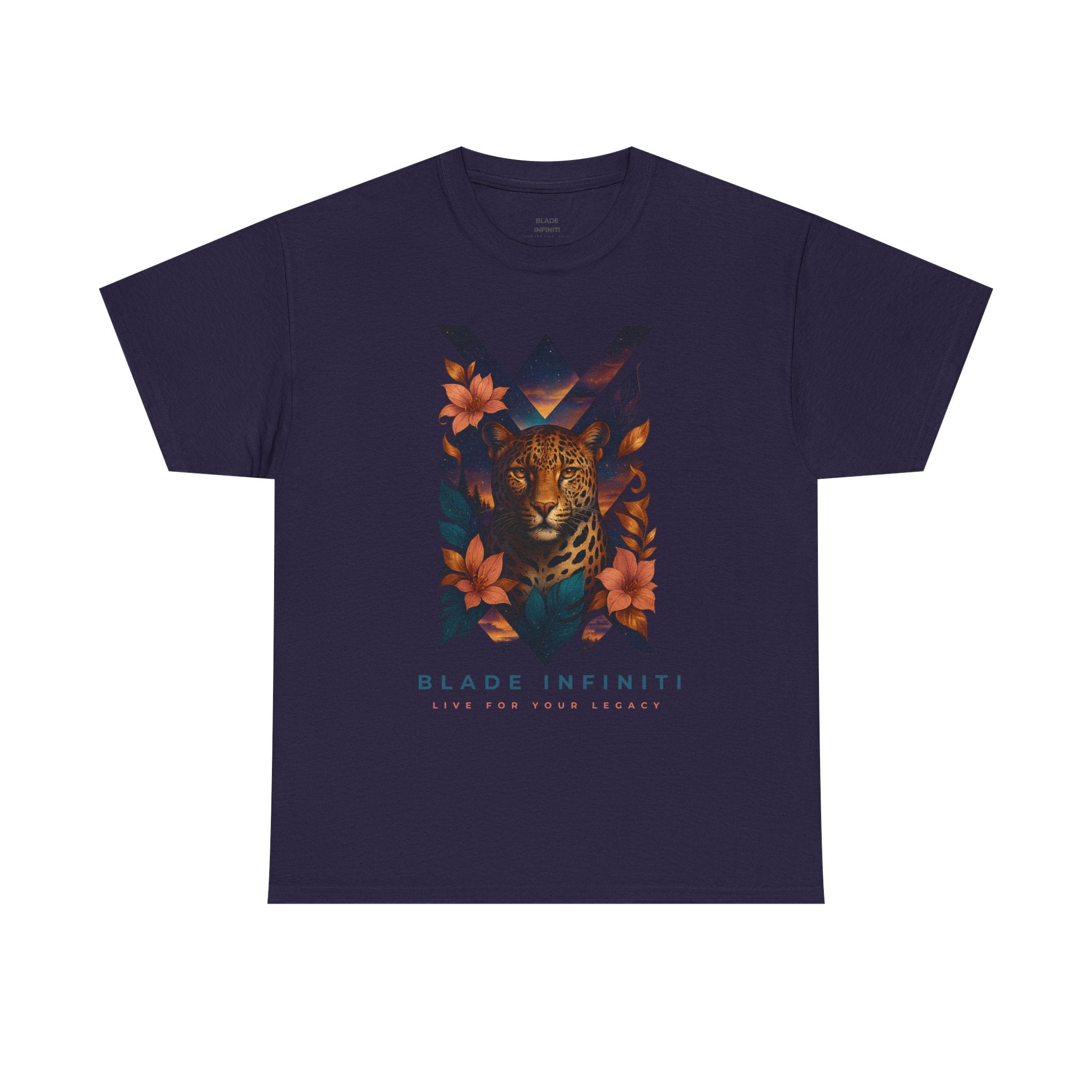 Bladeverse Galactic Jungle Leopard/Floral T-Shirt