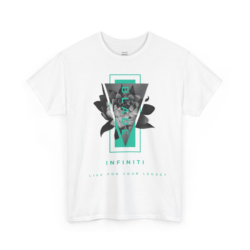 Flora Essence Aqua Teal TX Floral T-Shirt