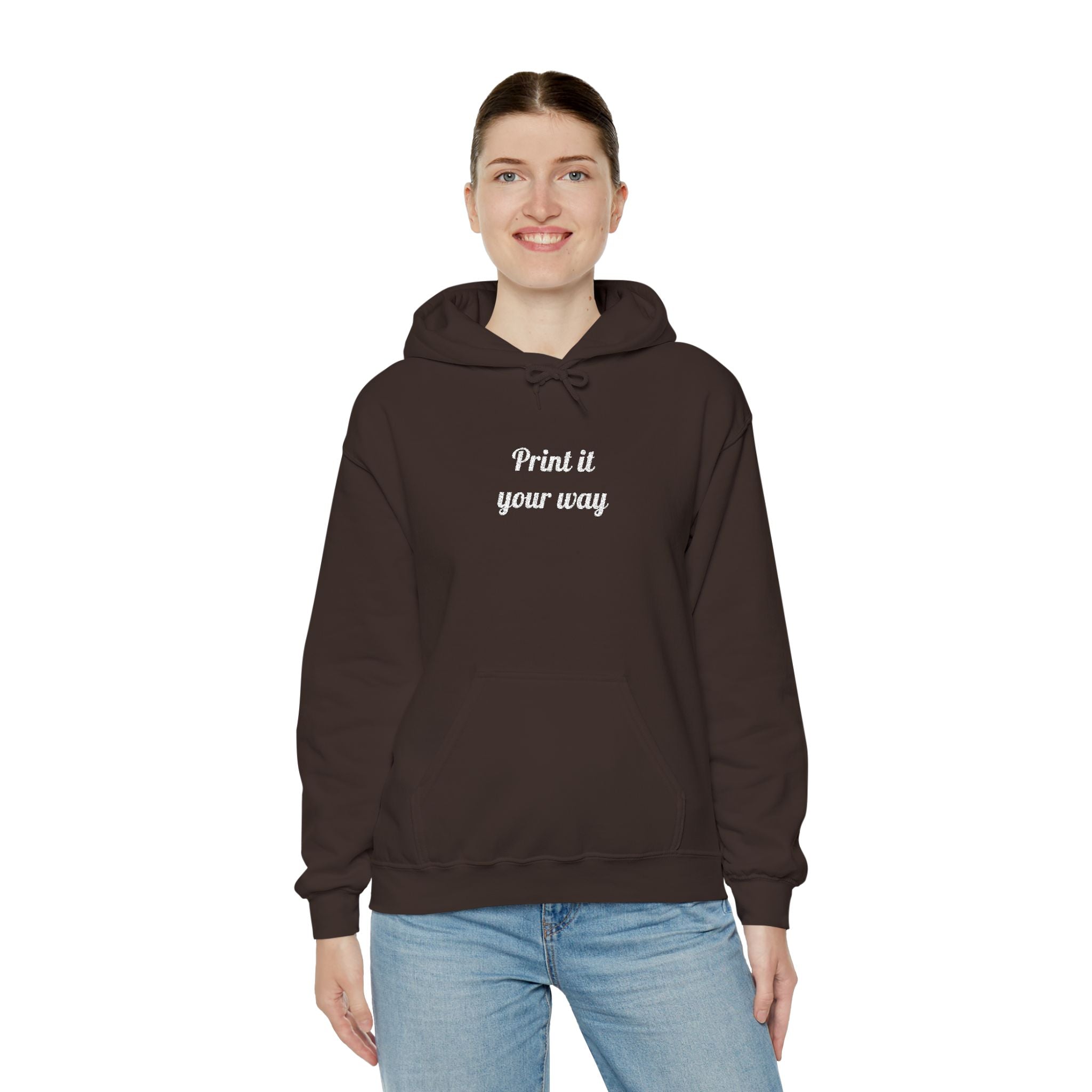 Custom Embroidered Unisex Hoodie – Ethically Sourced Cotton Blend