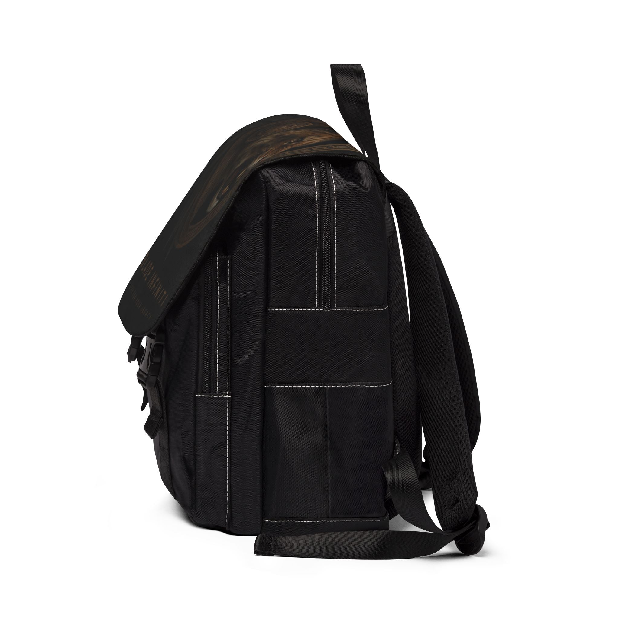 Aztec Tiger Shoulder Backpack - Black