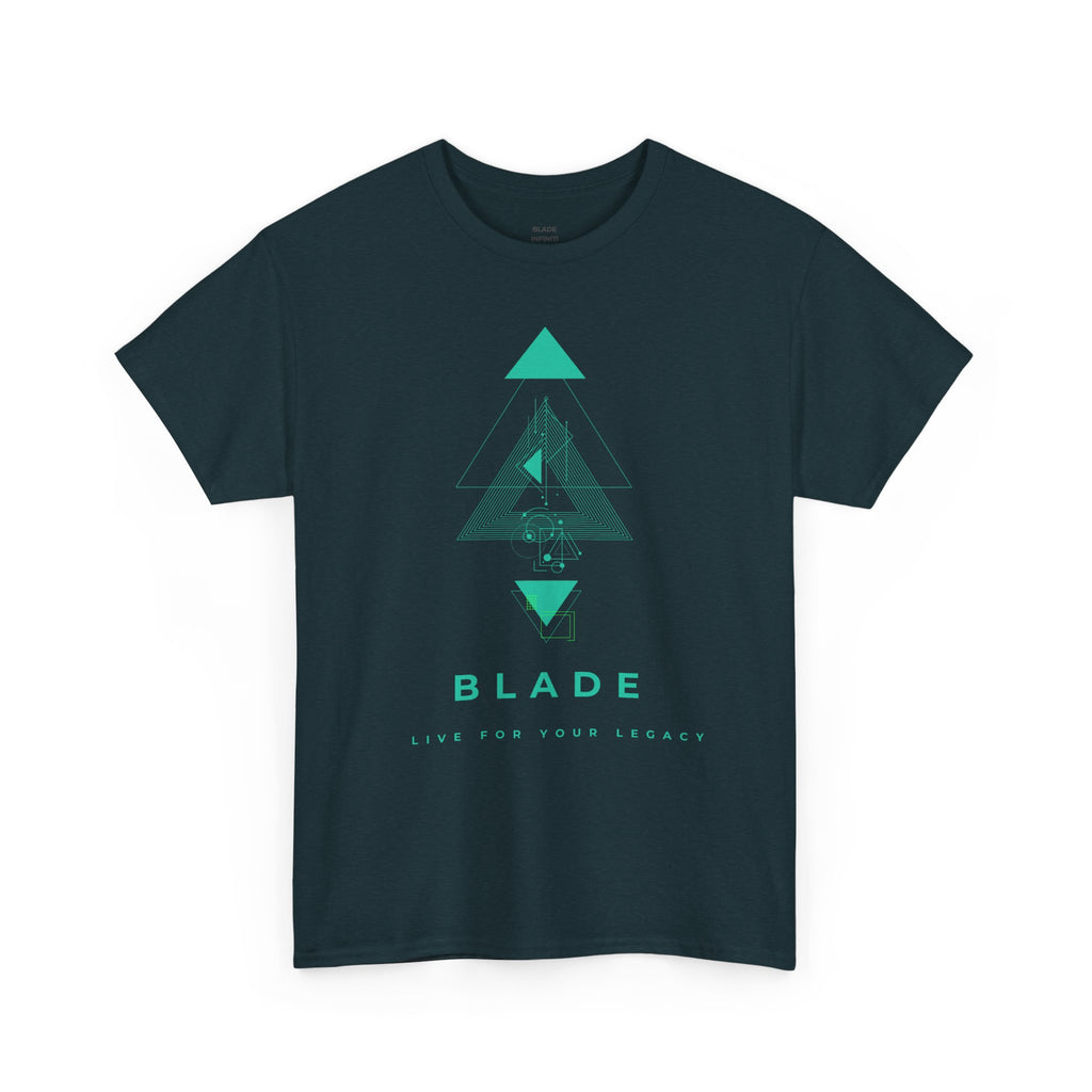 Geometric Odyssey Version 3 Teal/Green T-Shirt