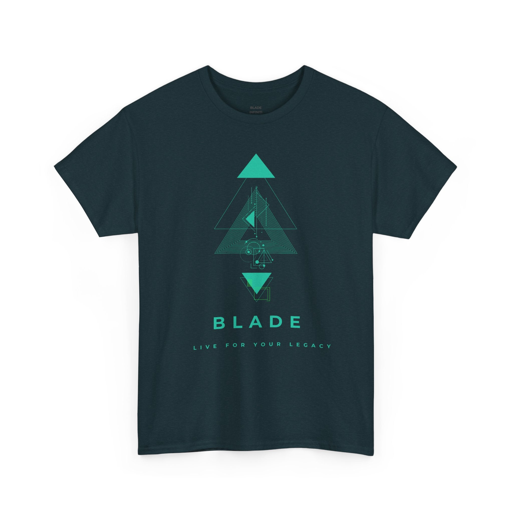 Geometric Odyssey Version 3 Teal/Green T-Shirt