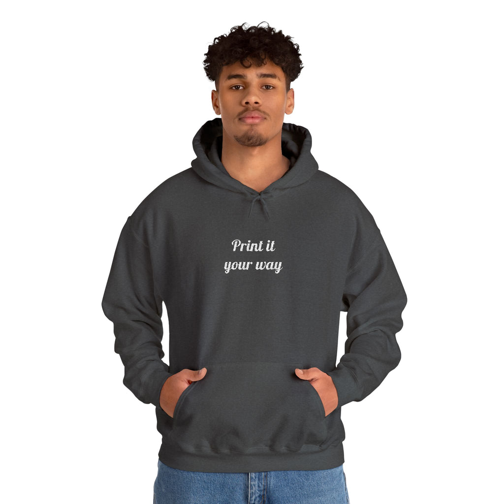 Custom Embroidered Unisex Hoodie – Ethically Sourced Cotton Blend