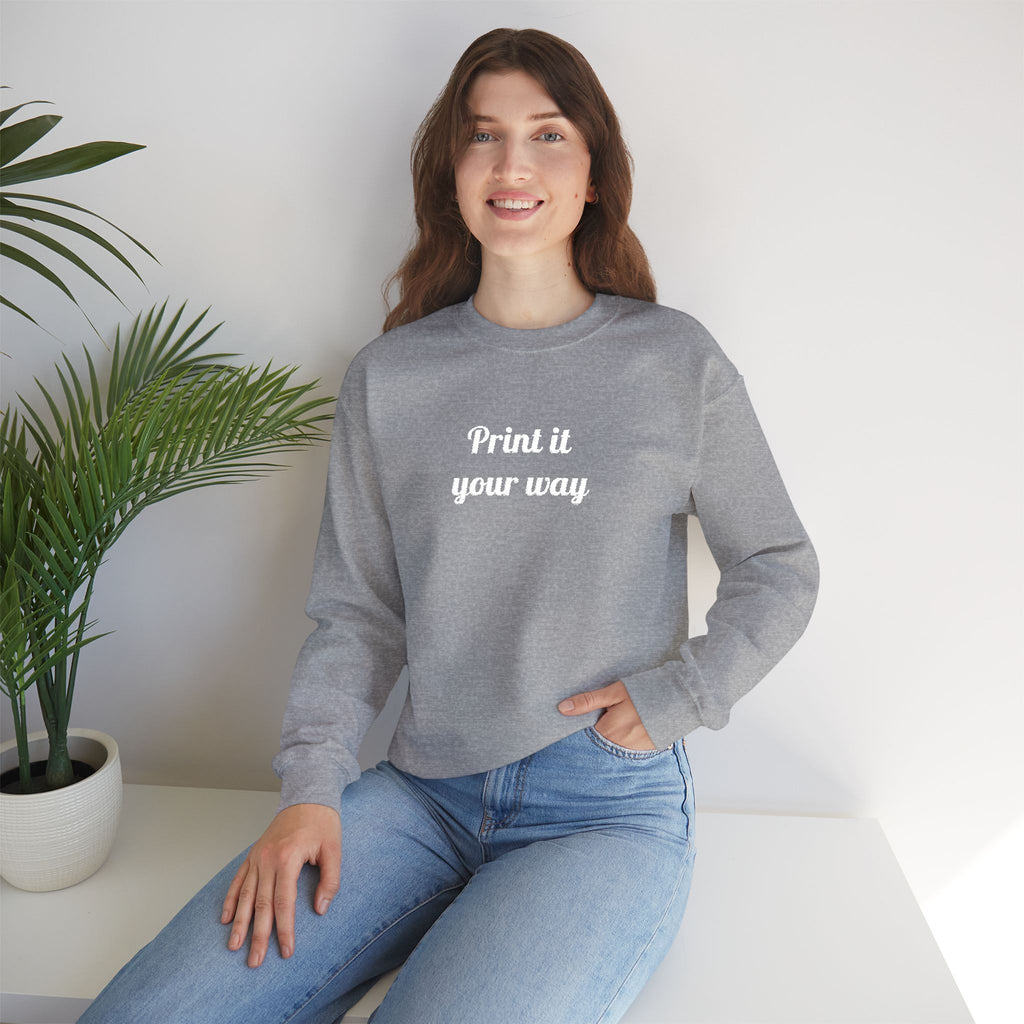 Embroidery Personalization - Unisex Crewneck Sweater (Make It Yours)