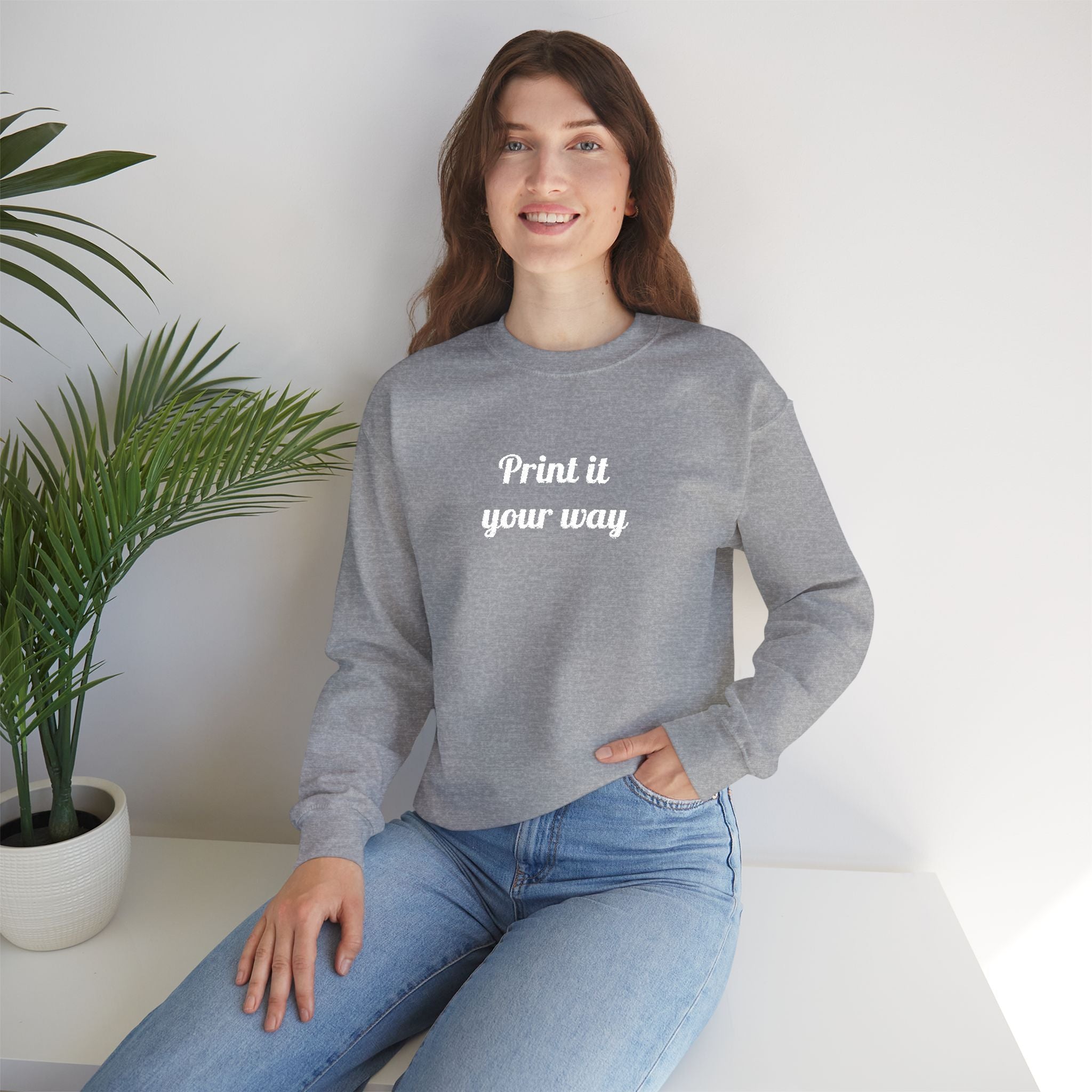 Embroidery Personalization - Unisex Crewneck Sweater (Make It Yours)