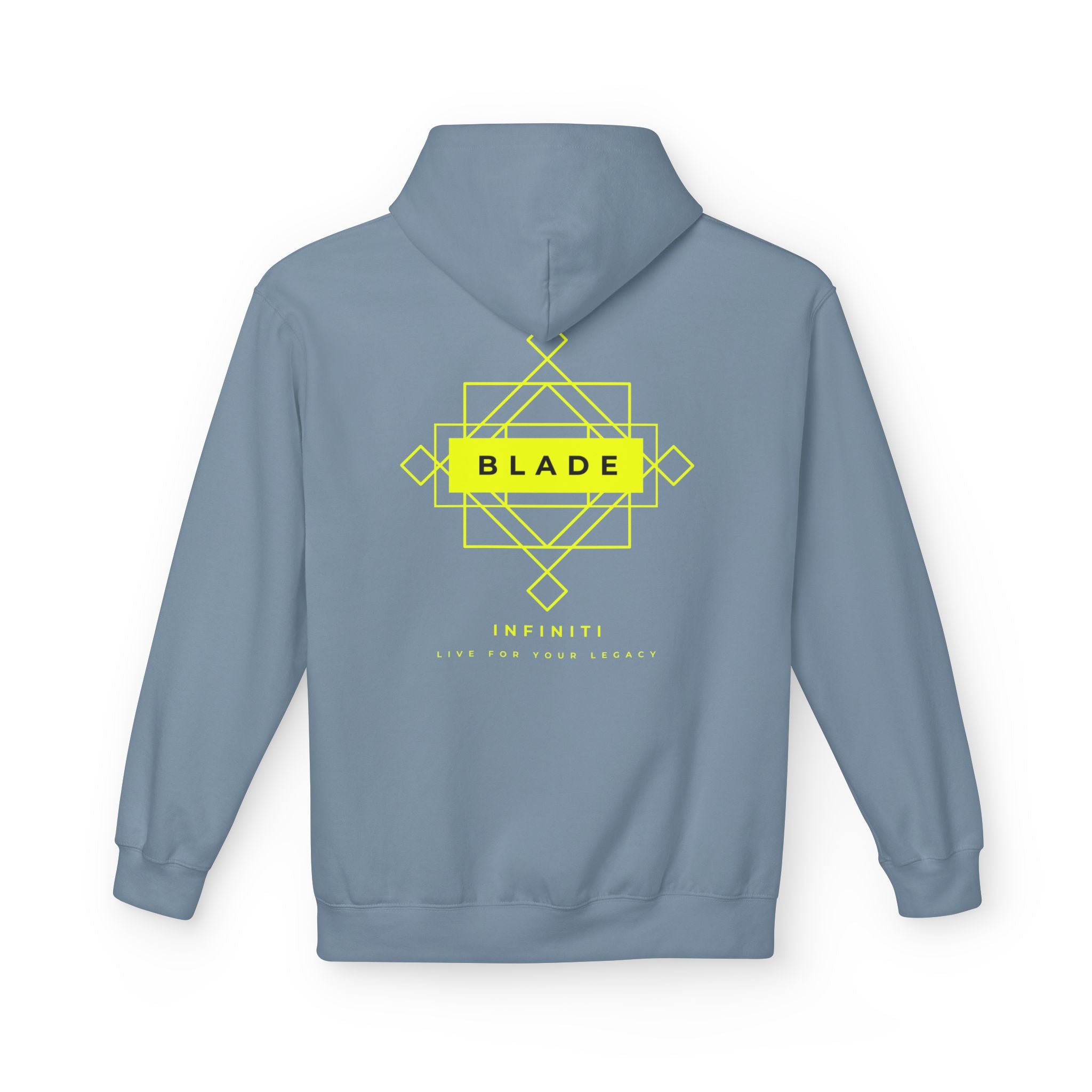 Geometric Infiniti Neon Green Hoodie