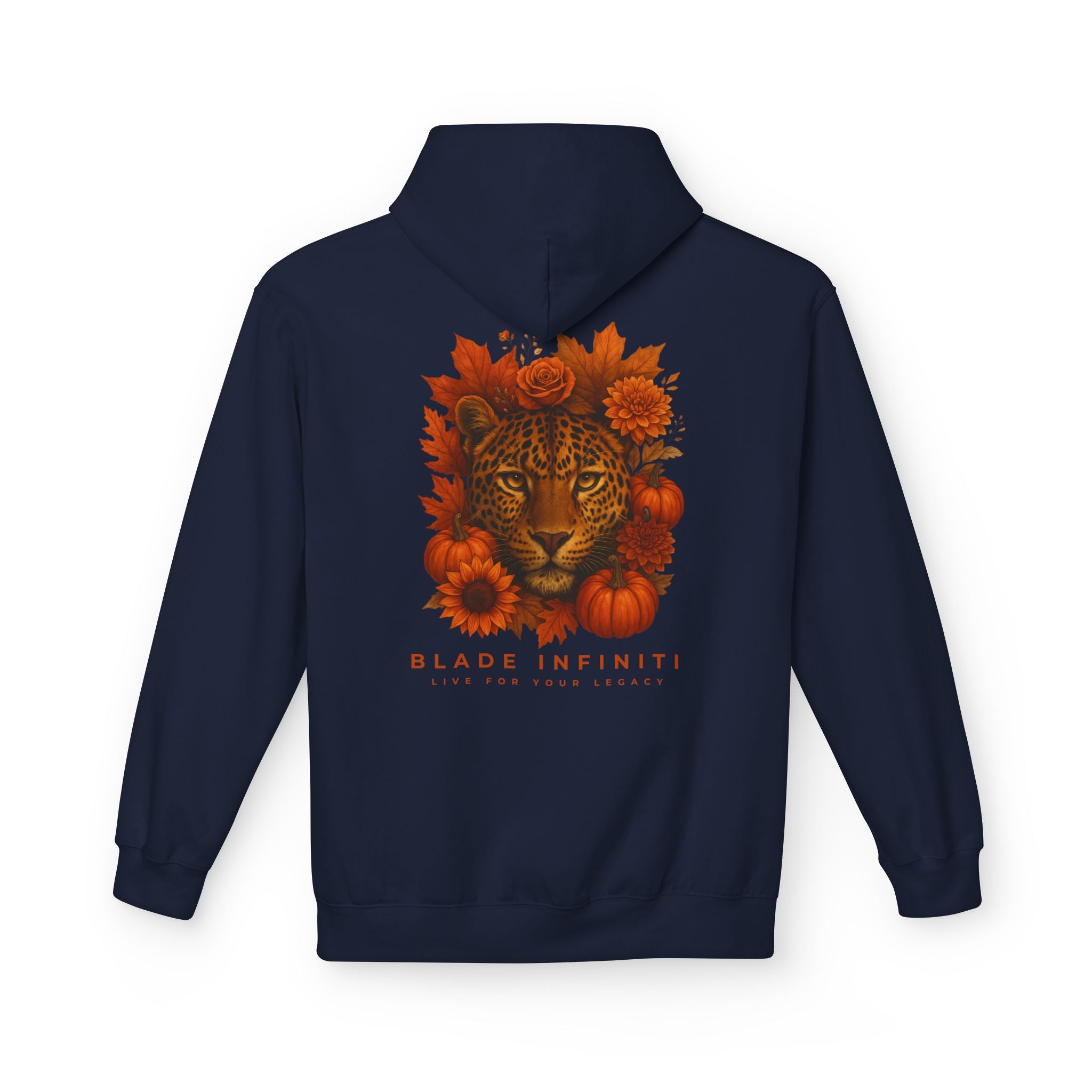 Jungle Flora Fall Leopard Hoodie