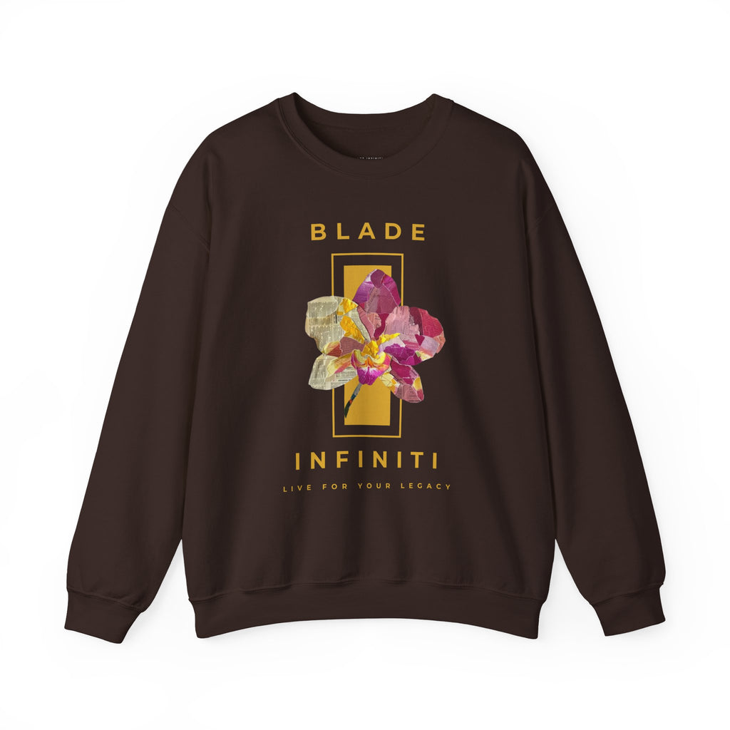 Essence of Infiniti Yellow Floral Unisex Crewneck Sweater