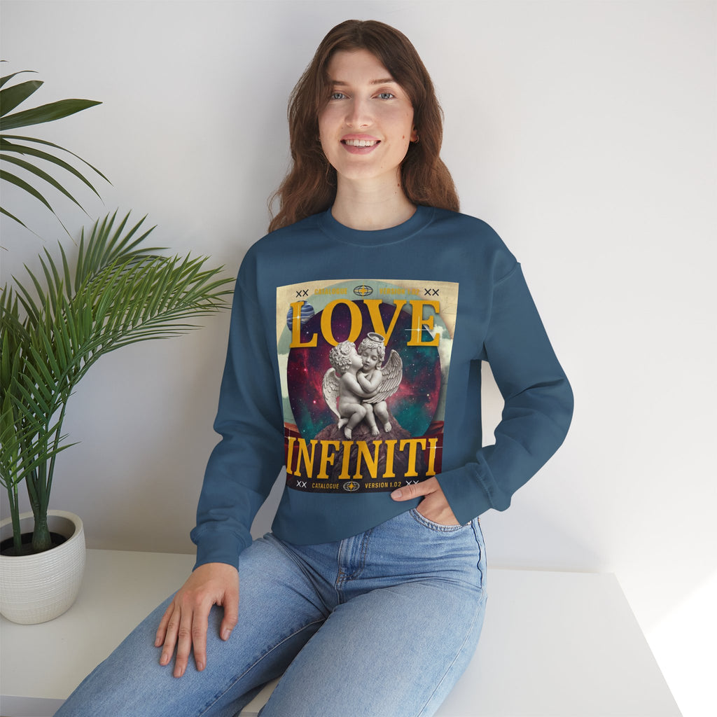 Celestial Love, Infiniti Unisex Crewneck Sweater