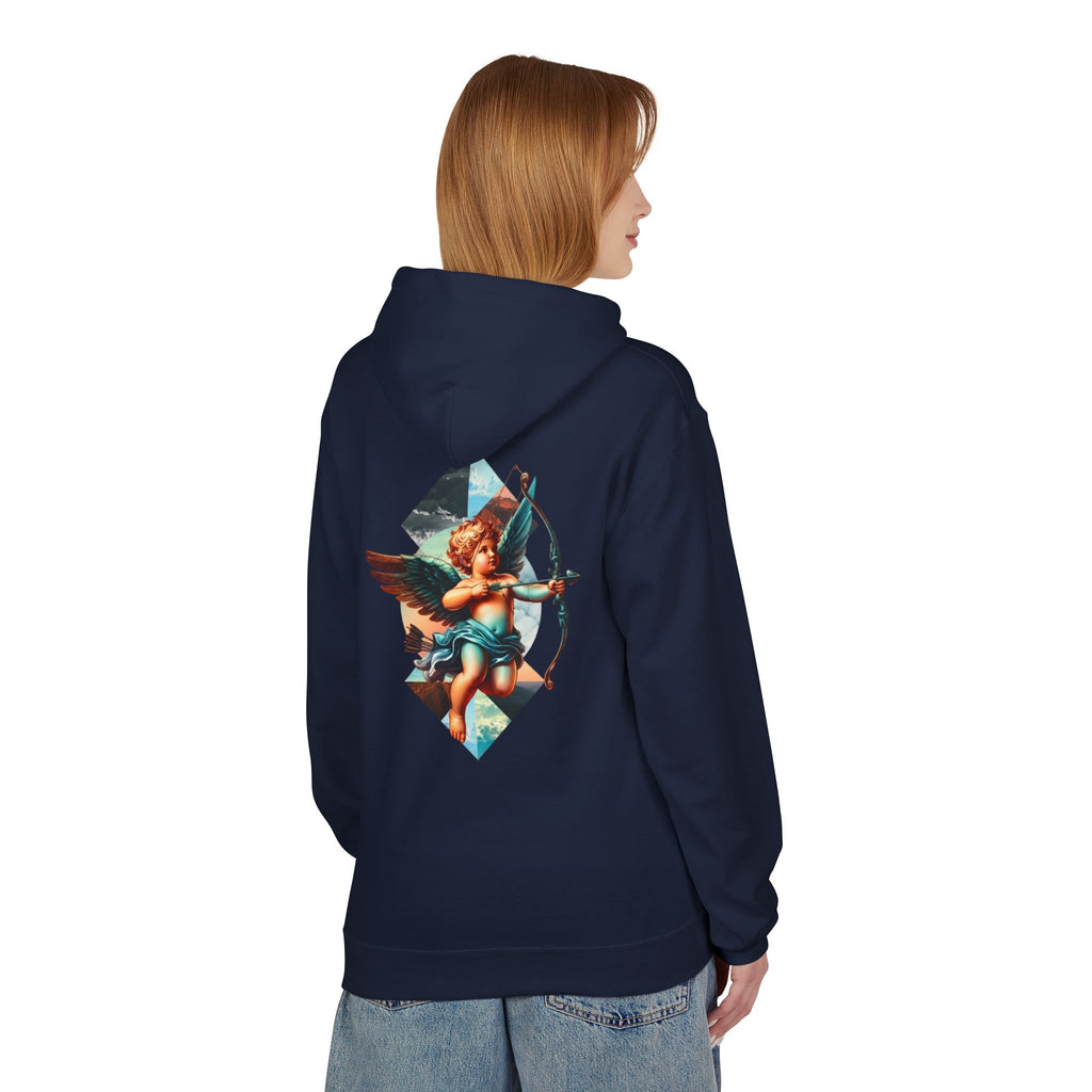 Cupid's Bow Blue + Arrow - Love, Infiniti Hoodie