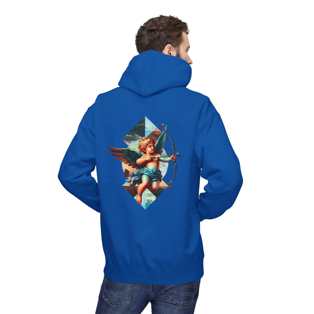 Cupid's Bow Blue + Arrow - Love, Infiniti Hoodie