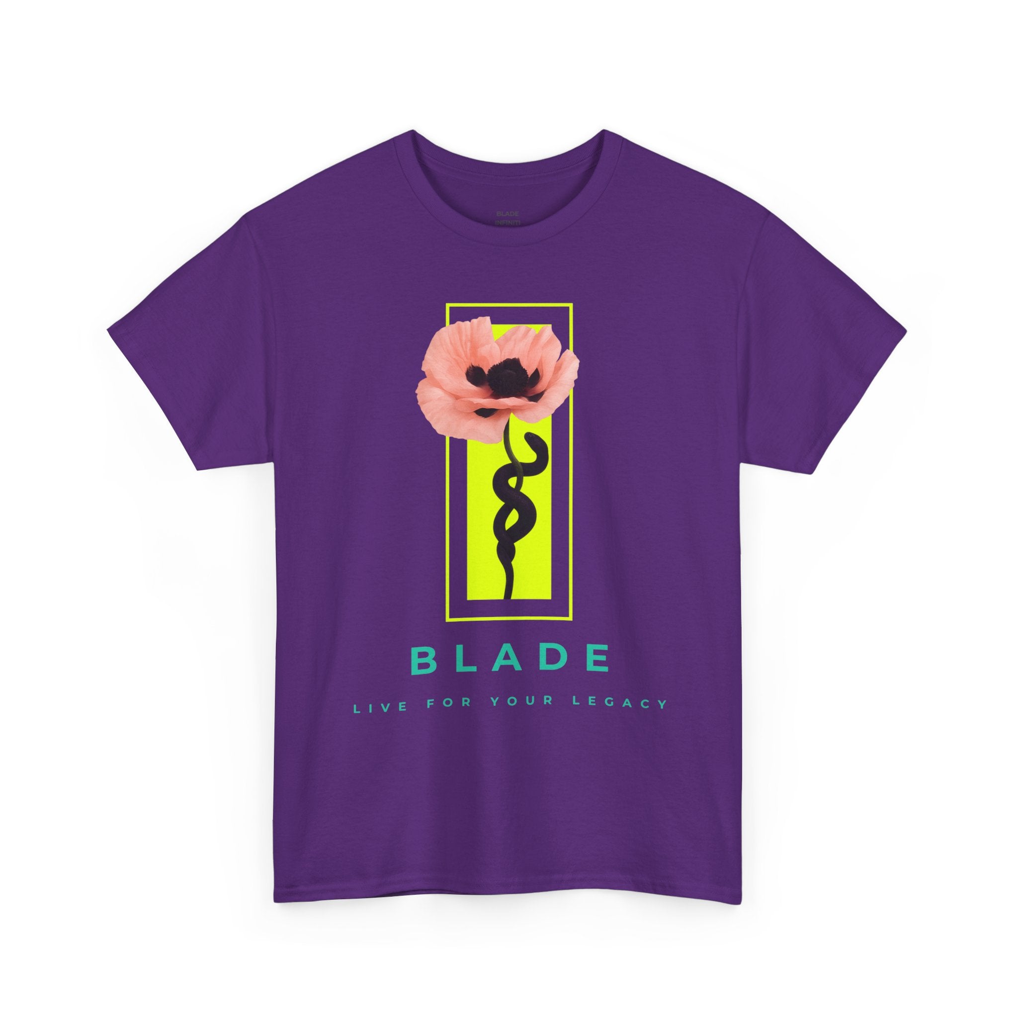 Venom Blossom Pink/Indigo/Neon Green Floral T-Shirt