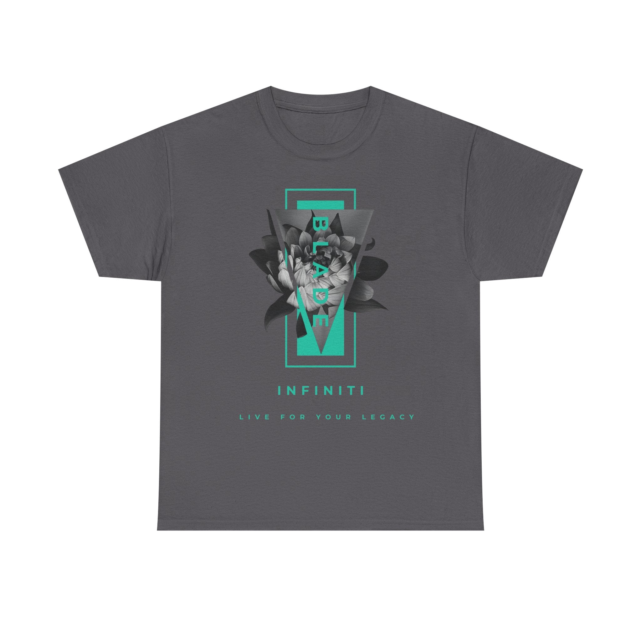 Flora Essence Aqua Teal TX Floral T-Shirt