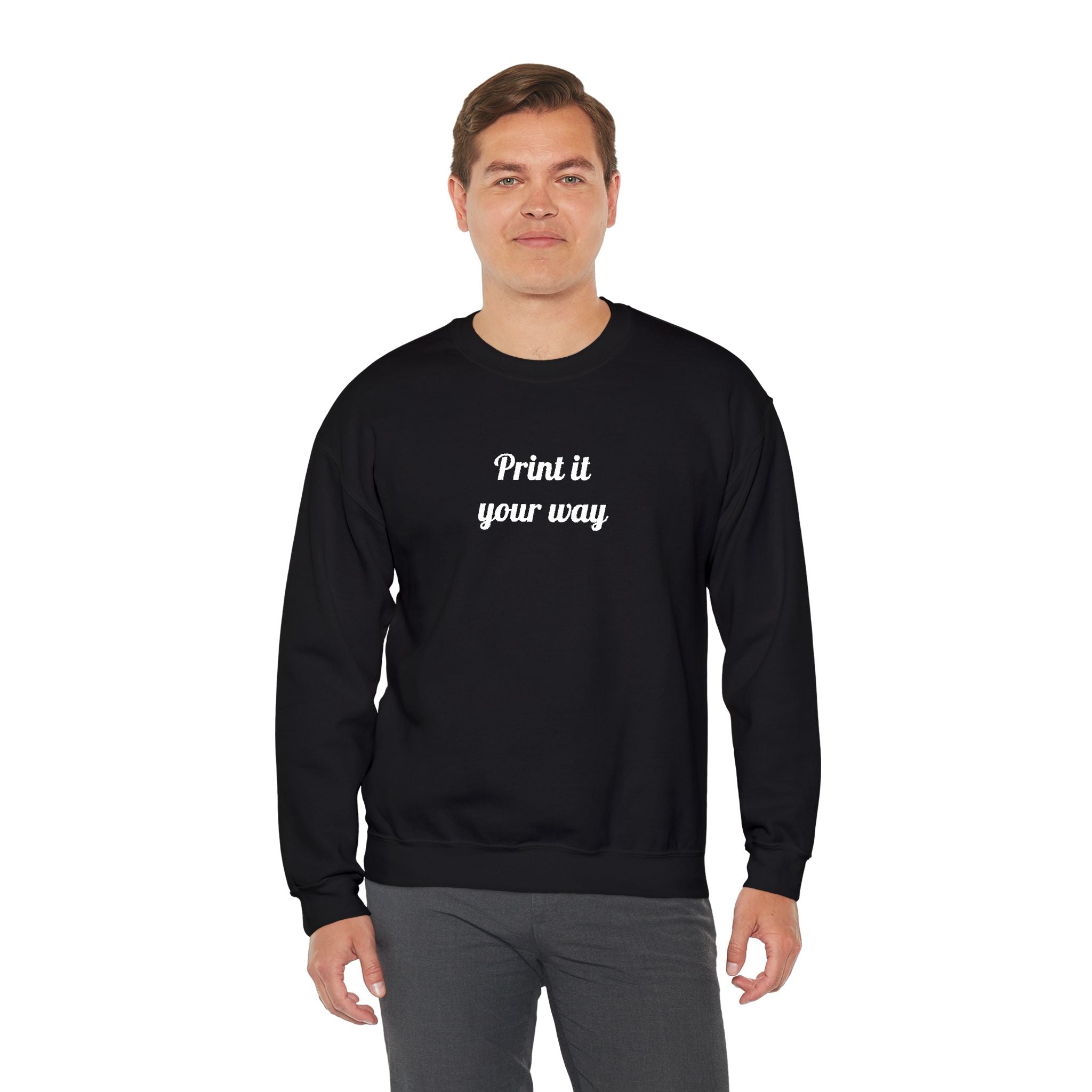 Embroidery Personalization - Unisex Crewneck Sweater (Make It Yours)