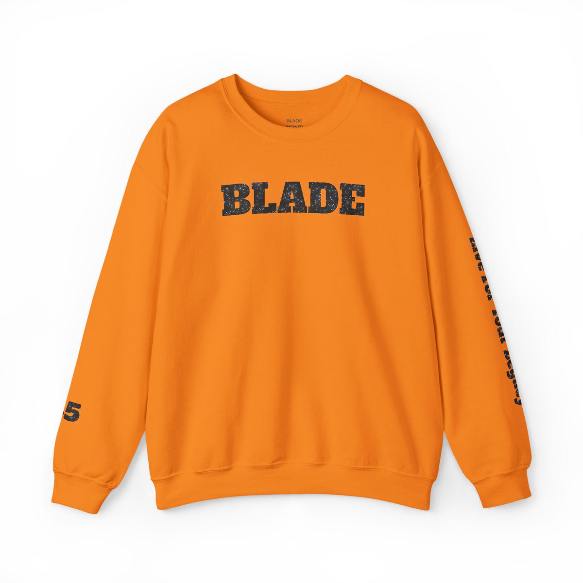Blade Minimal Black Sparkle Crewneck Sweater