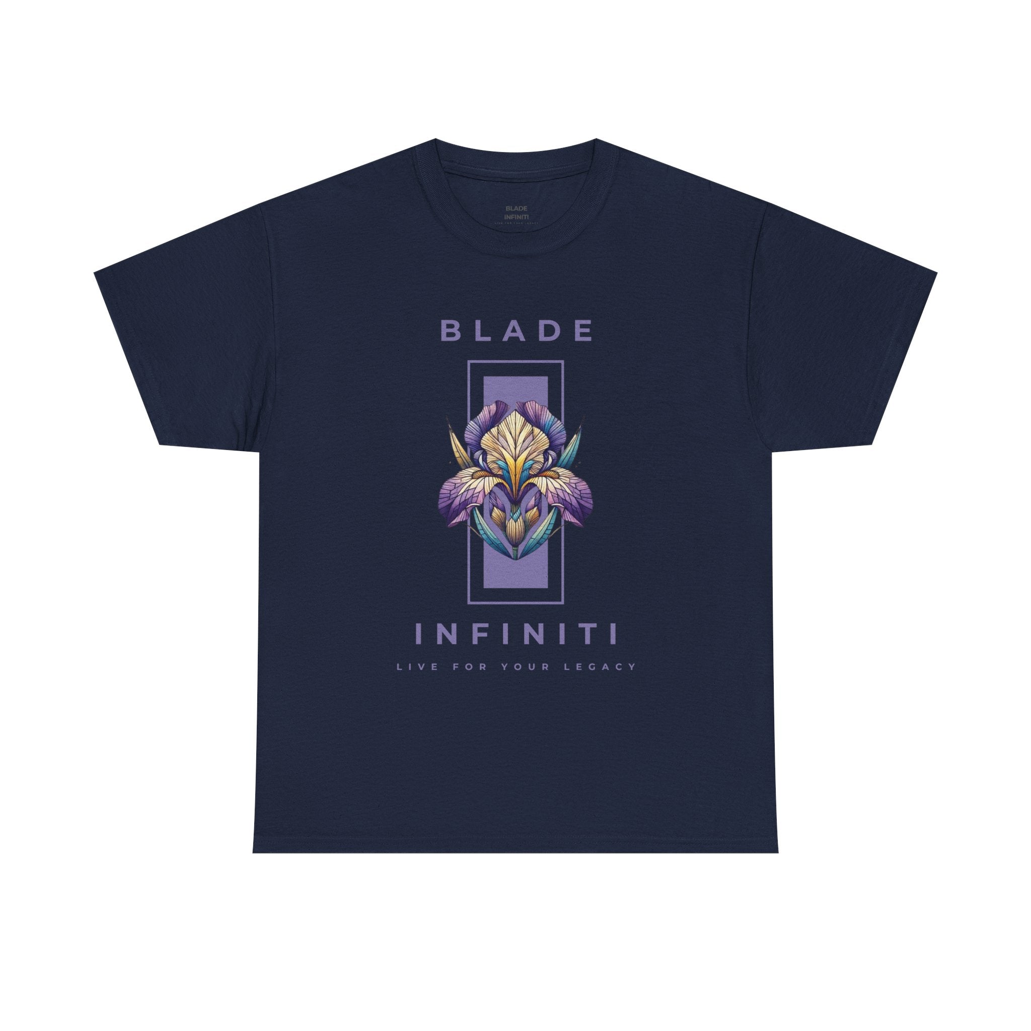 Essence of Infiniti Purple/Teal/Yellow Floral T-Shirt