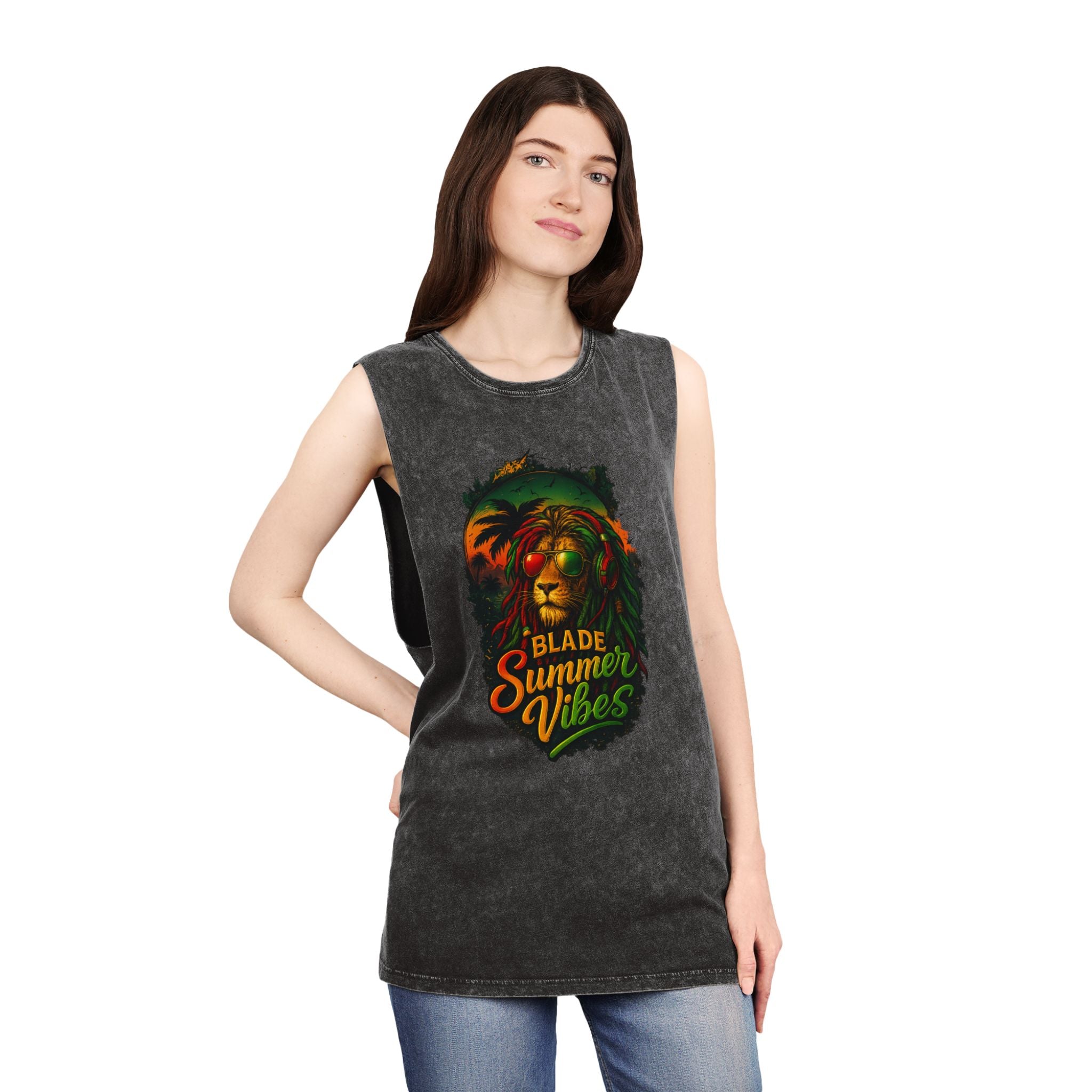 Rasta Lion Tank Top