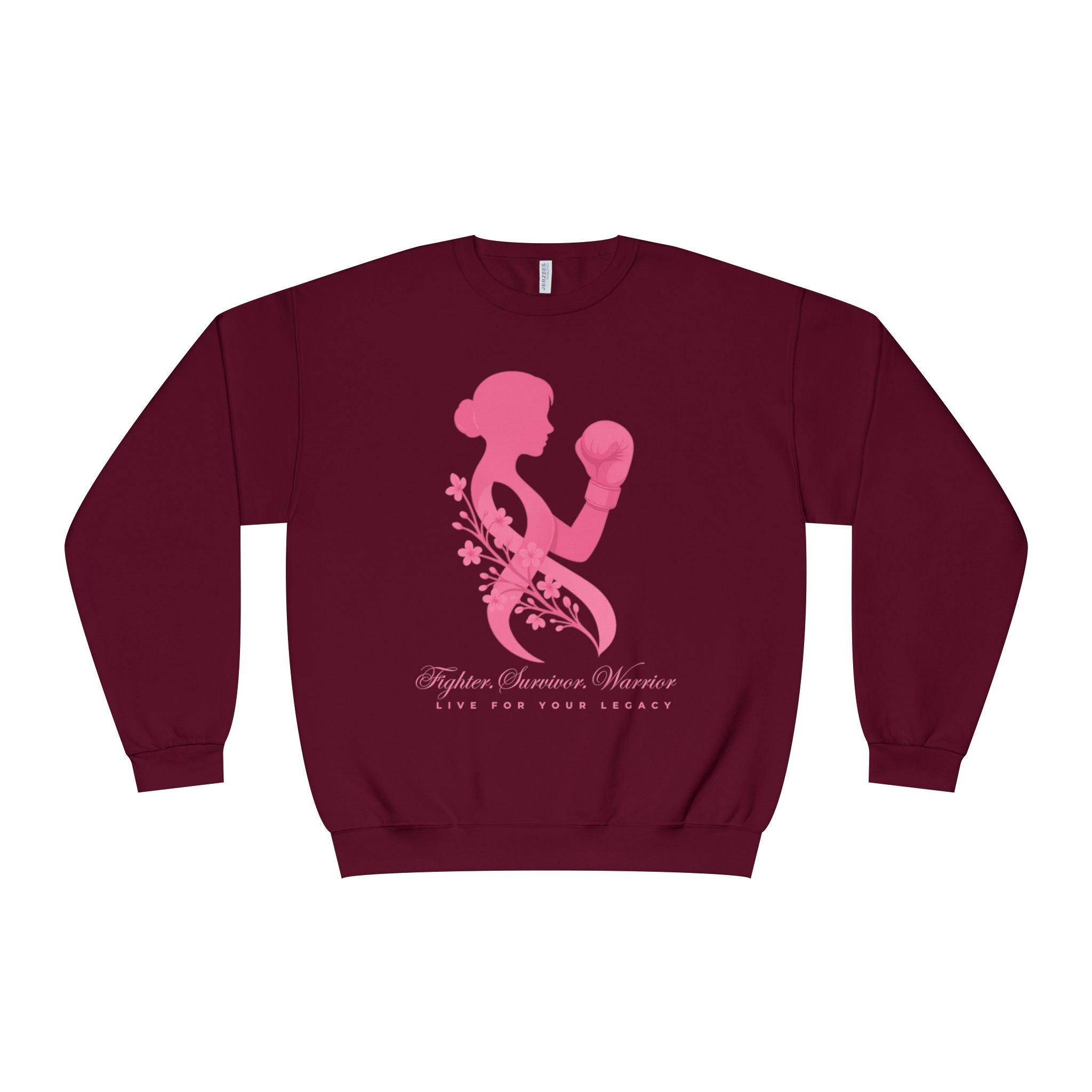 Fighter. Survivor. Warrior | Breast Cancer Sweatshirt/Sweater