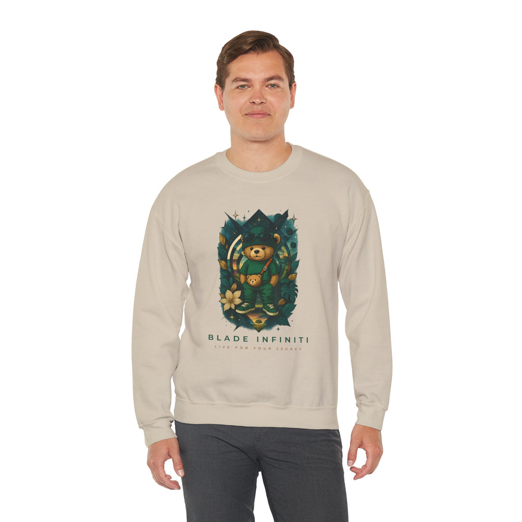 Galactic Teddy Bear V1 Unisex Crewneck Sweater