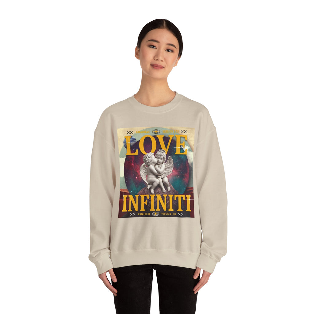 Celestial Love, Infiniti Unisex Crewneck Sweater