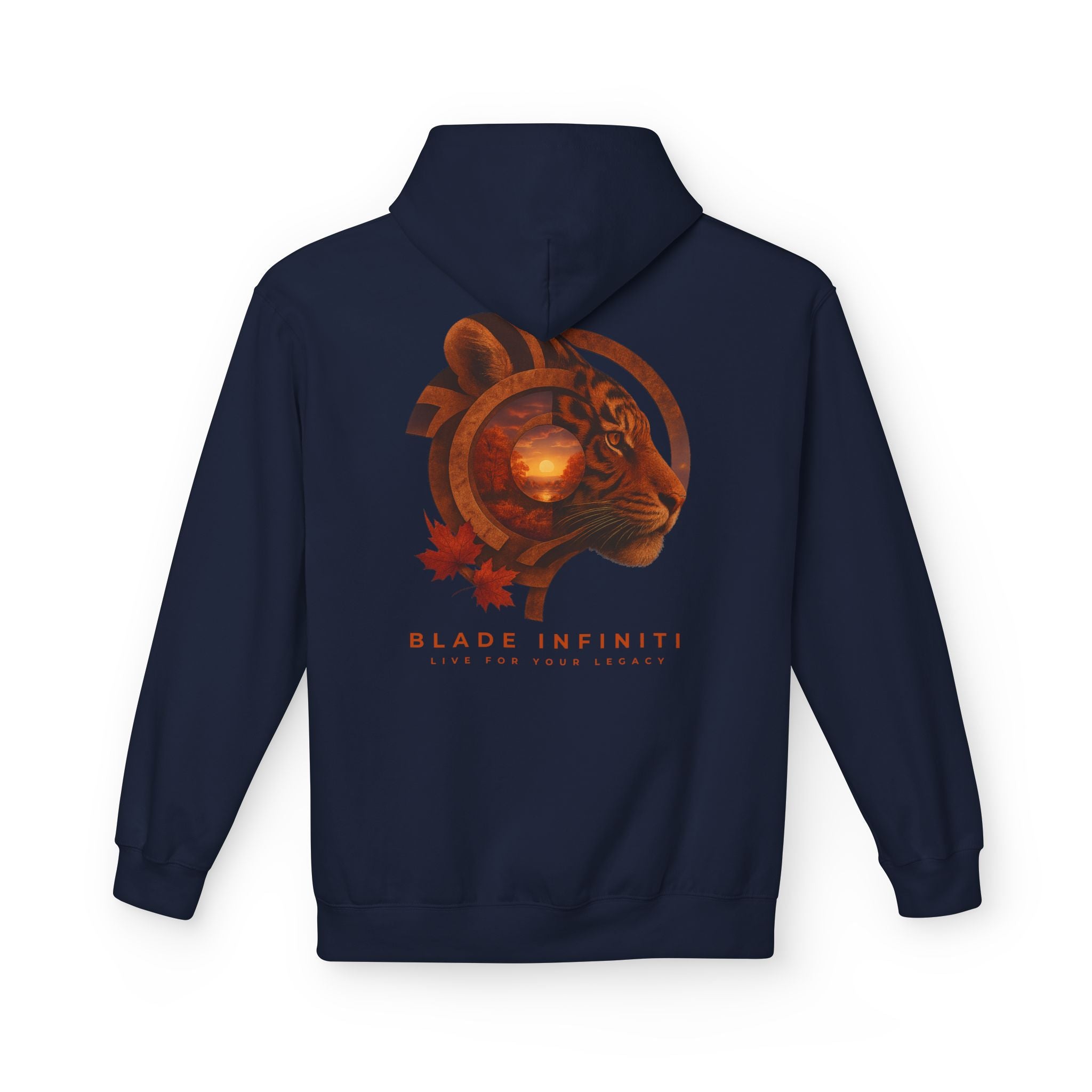 Safari Bloom Tiger Fall Hoodie V2