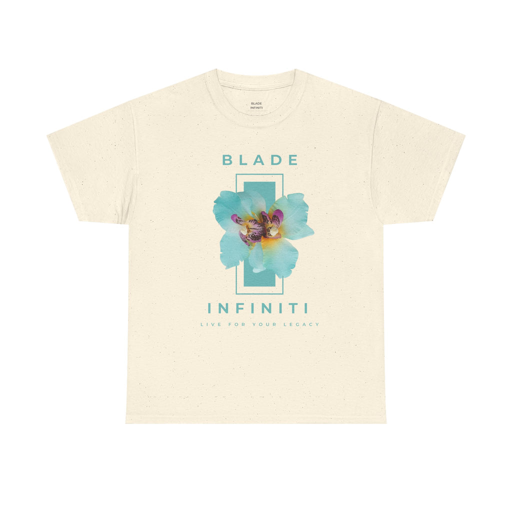 Essence of Infiniti Light Aqua Floral T-Shirt
