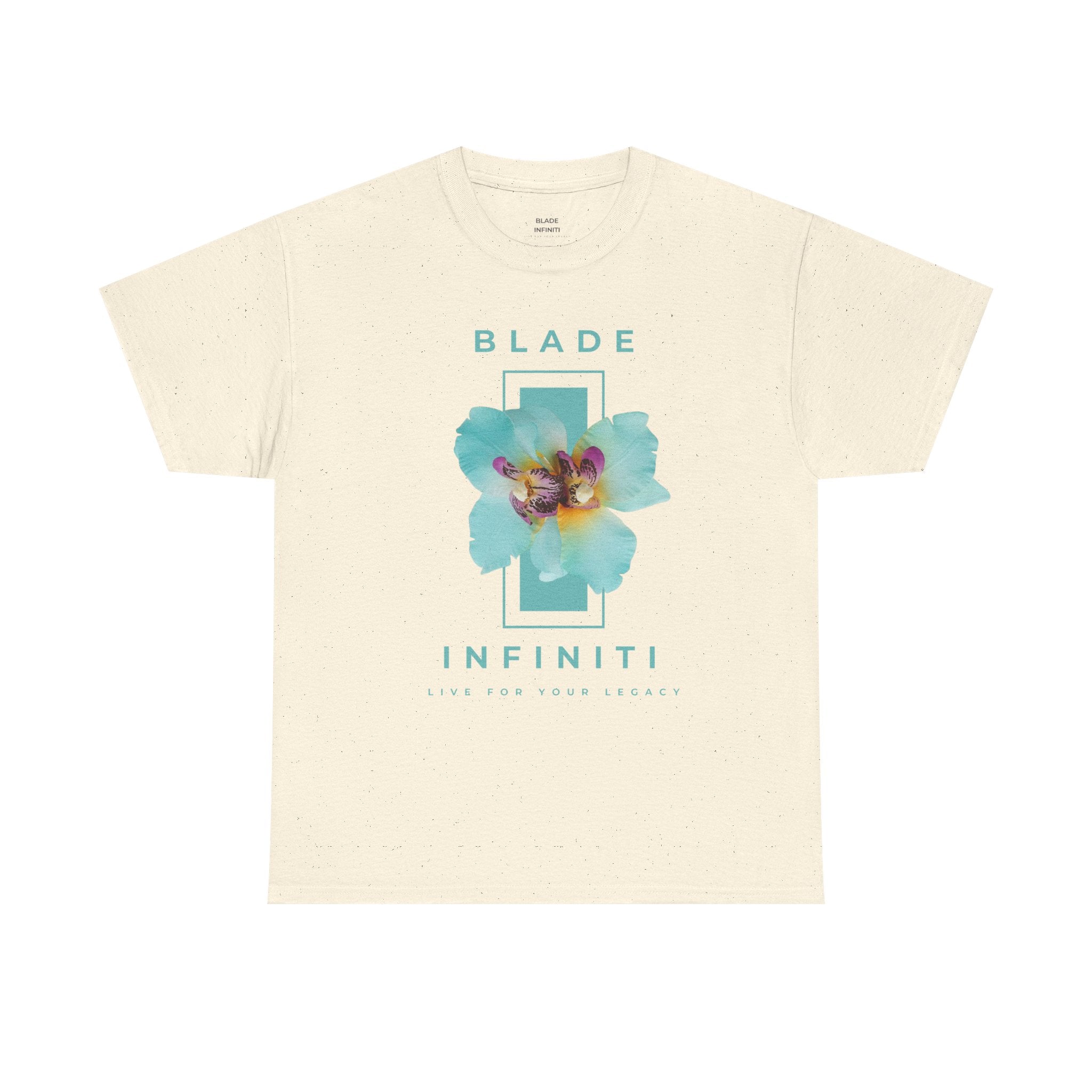 Essence of Infiniti Light Aqua Floral T-Shirt