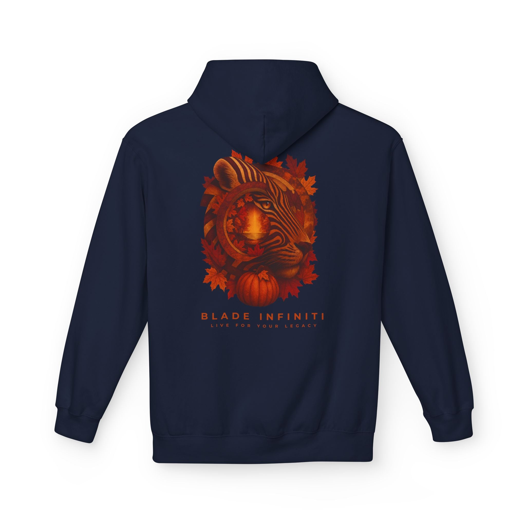 Safari Bloom Tiger Fall Hoodie