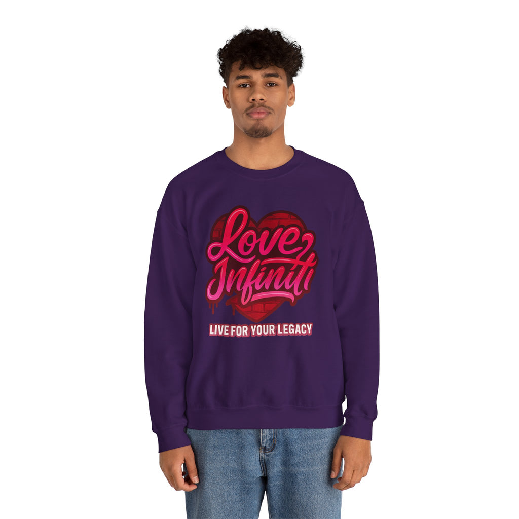 Love, Infiniti Street Vibes Unisex Crewneck Sweater