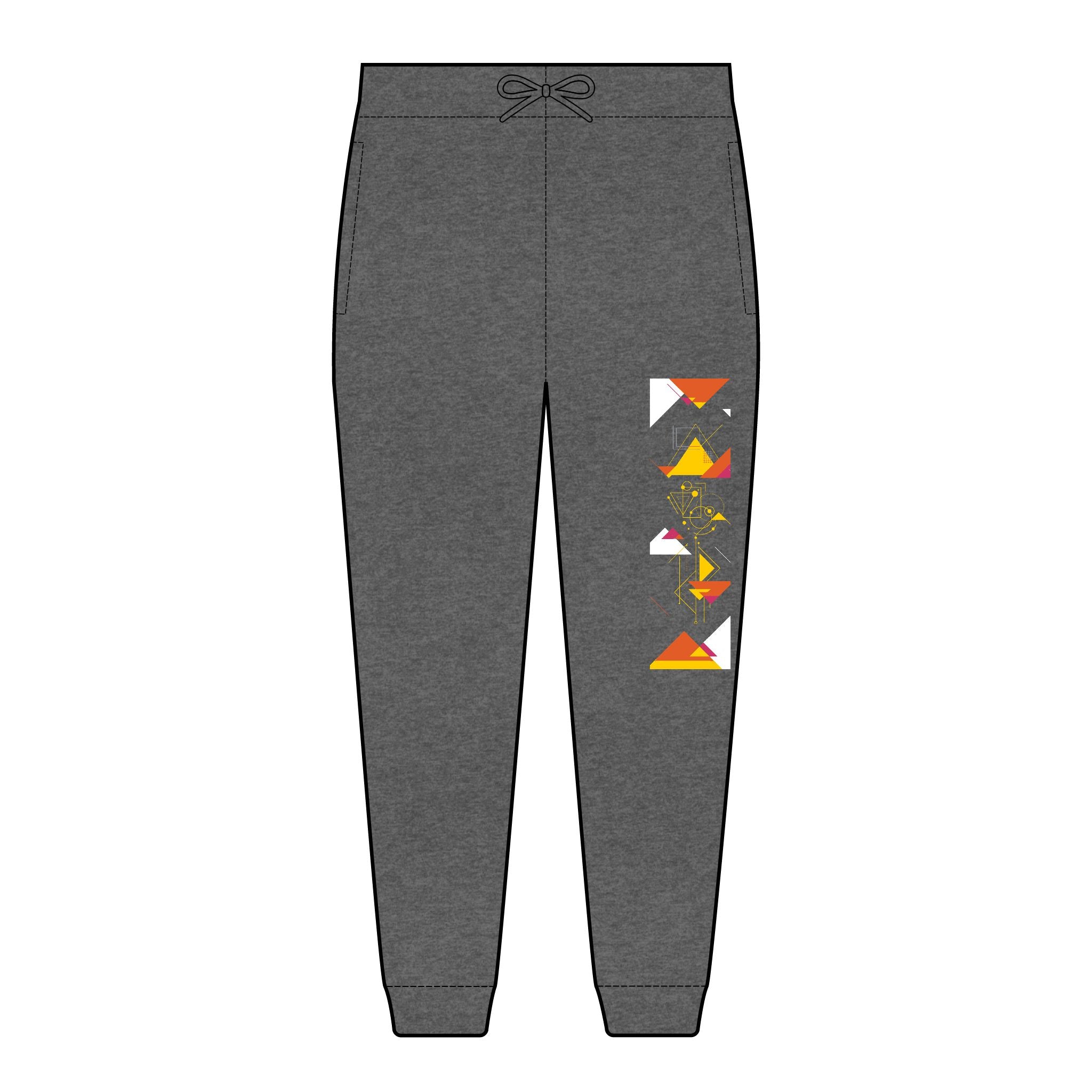 Embroidery Geometric Odyssey Joggers