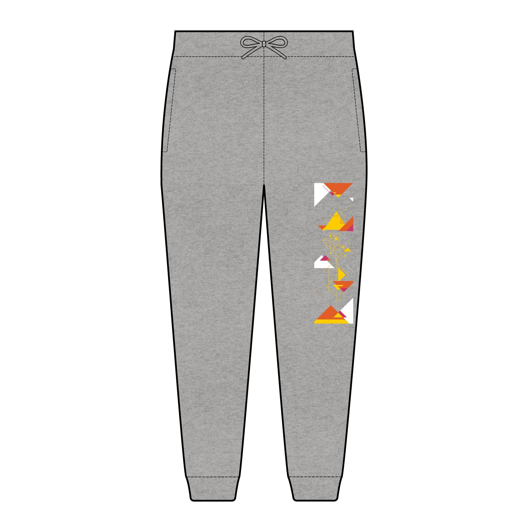 Embroidery Geometric Odyssey Joggers