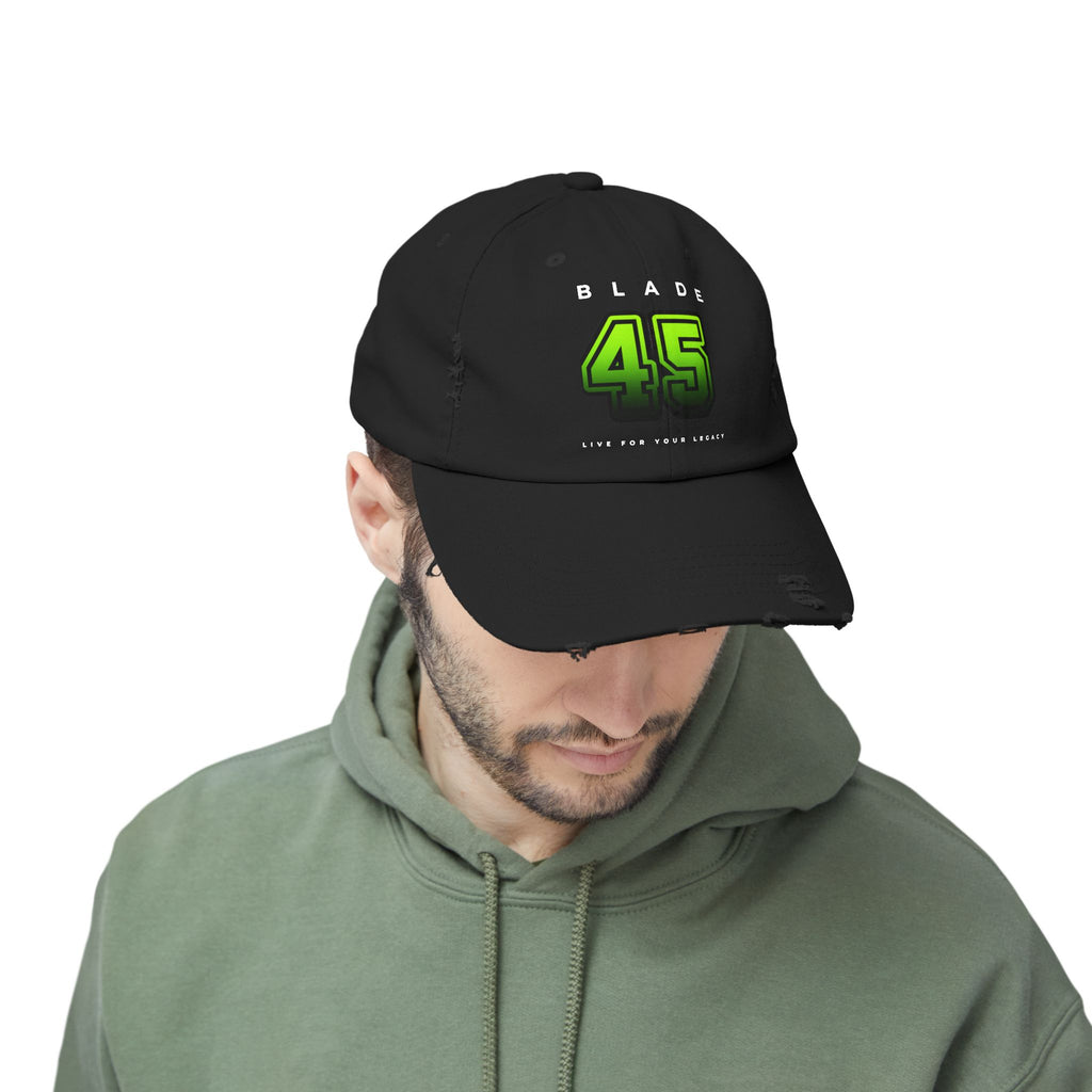 Blade 45 Neon Green/Black Ombre Hat/Cap