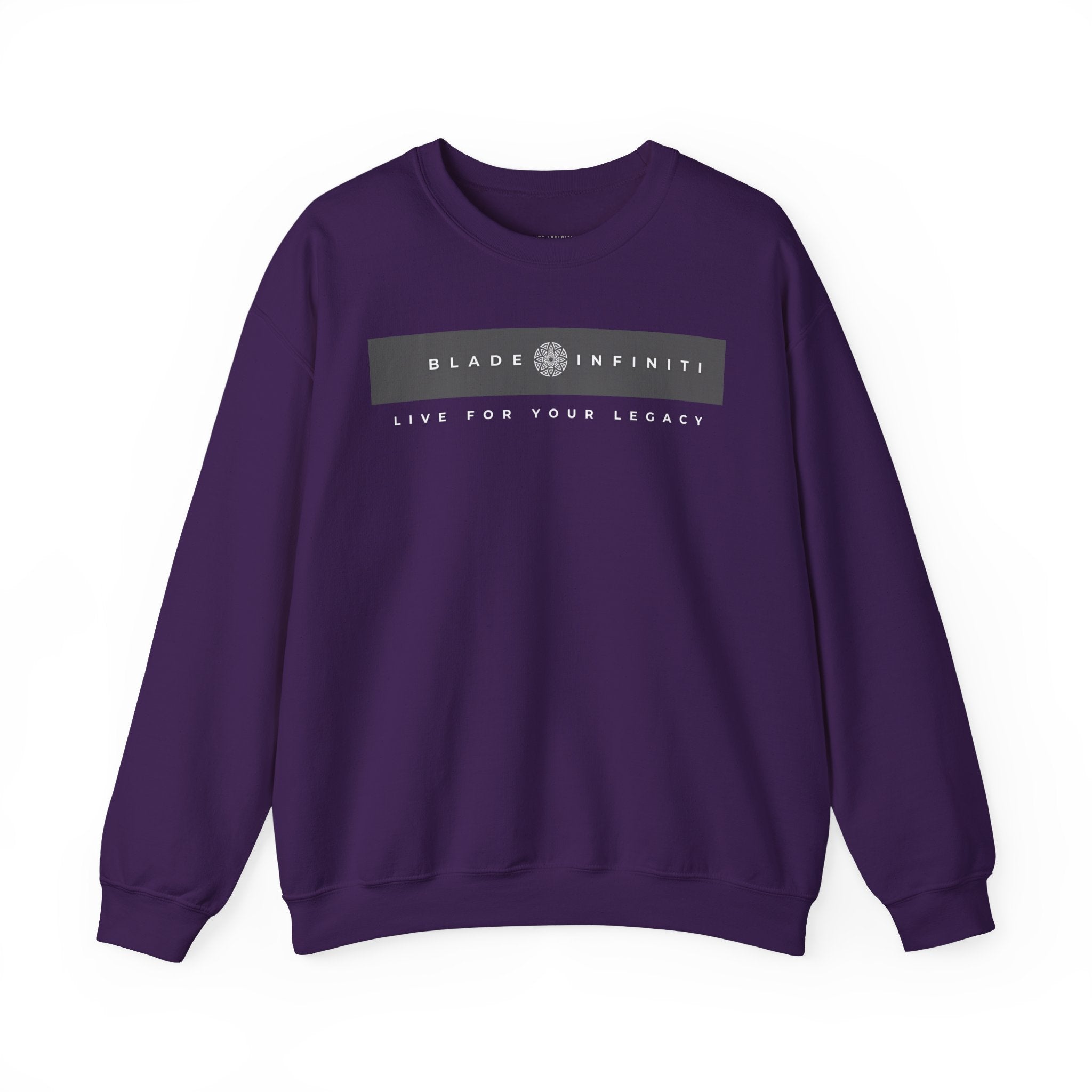 Ethereal Logo V4 Minimalistic Unisex Crewneck Sweater