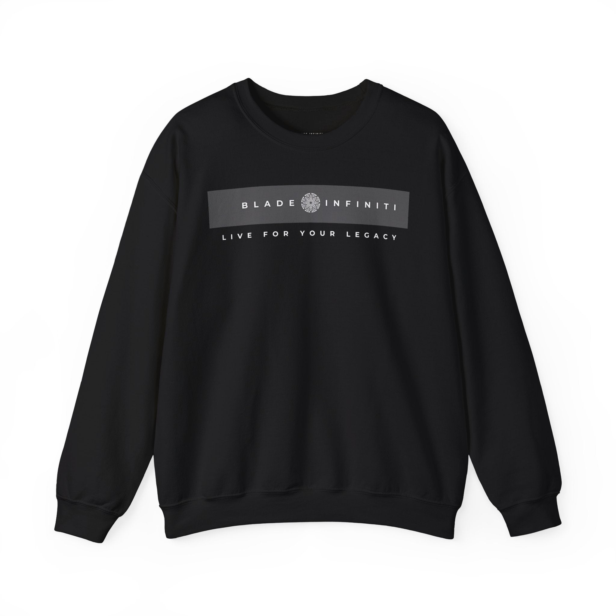 Ethereal Logo V4 Minimalistic Unisex Crewneck Sweater