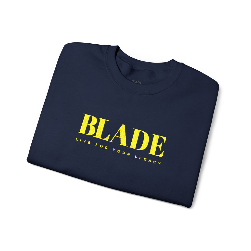 Embroidered Blade Legacy Crewneck Sweater