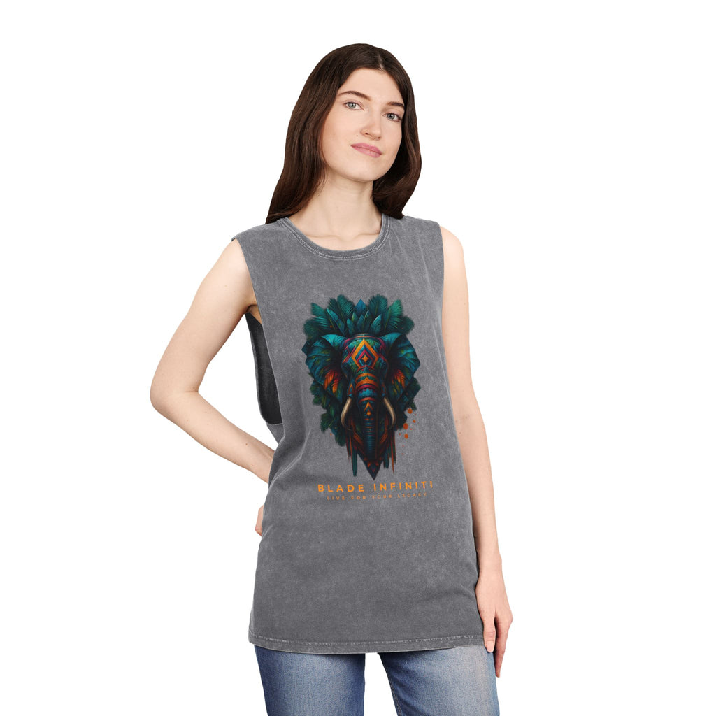 Midnight Tiki Elephant Tank Top
