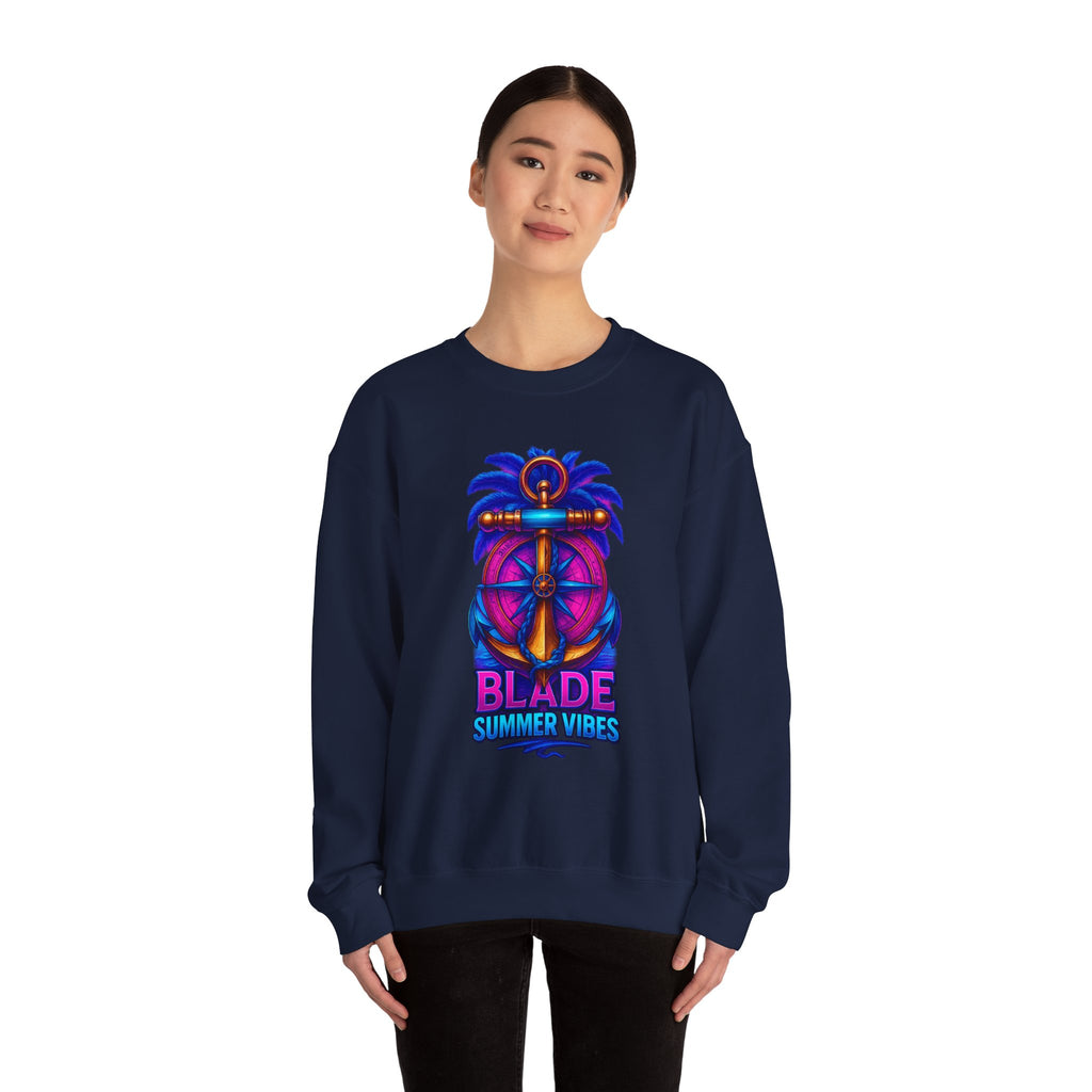 Anchor Compass Unisex Crewneck Sweater