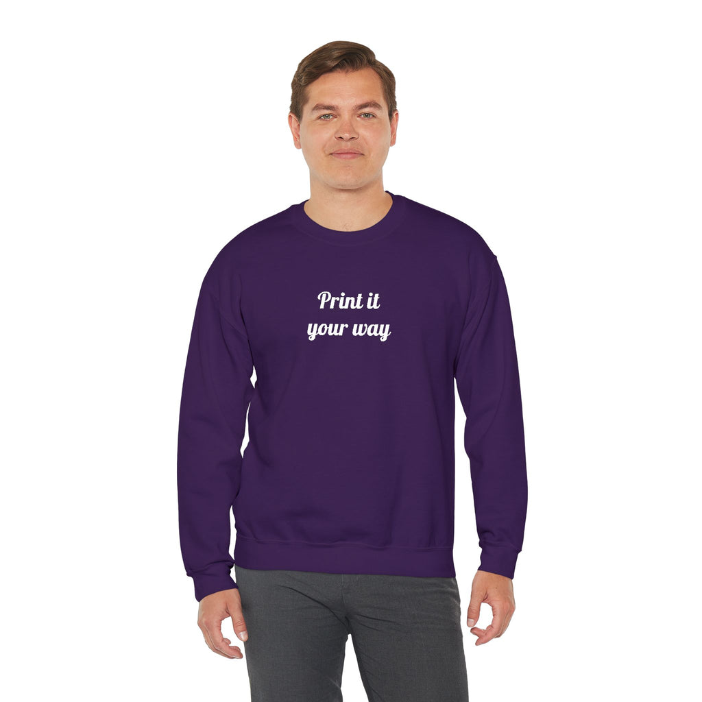 Embroidery Personalization - Unisex Crewneck Sweater (Make It Yours)
