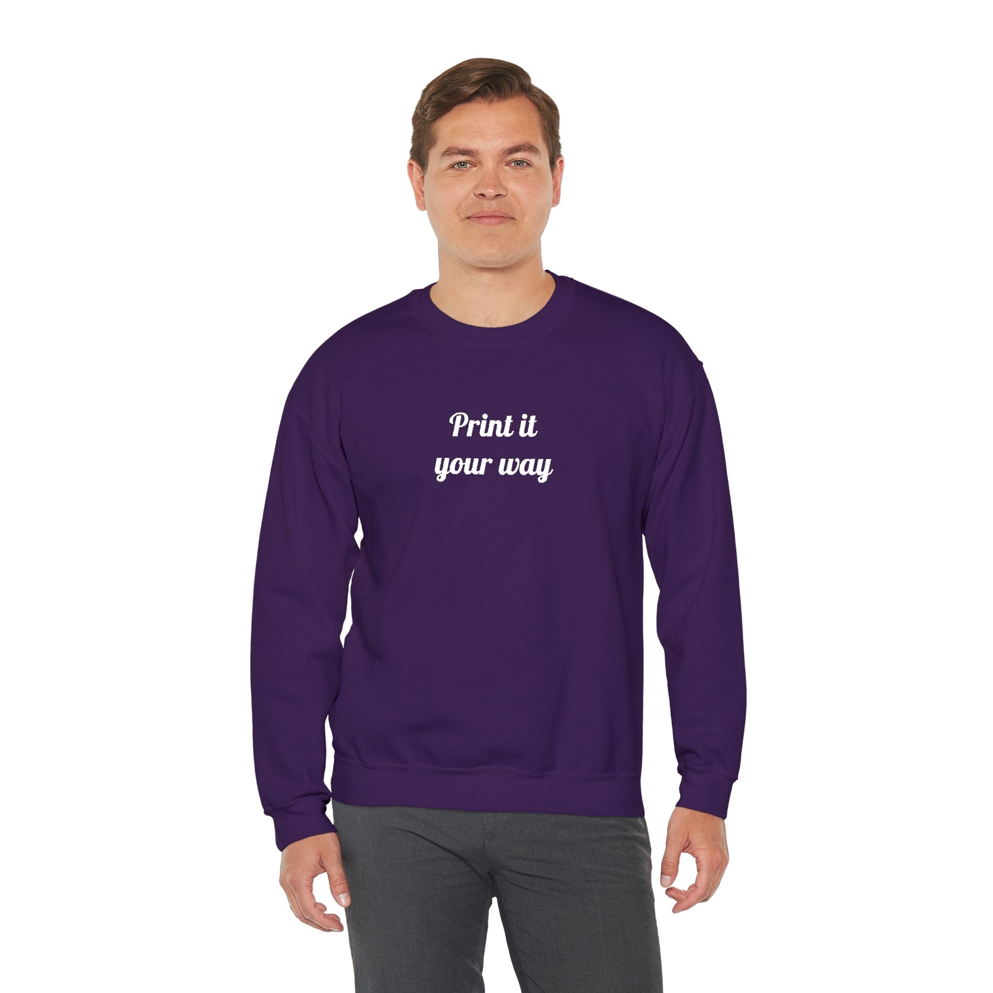 Embroidery Personalization - Unisex Crewneck Sweater (Make It Yours)